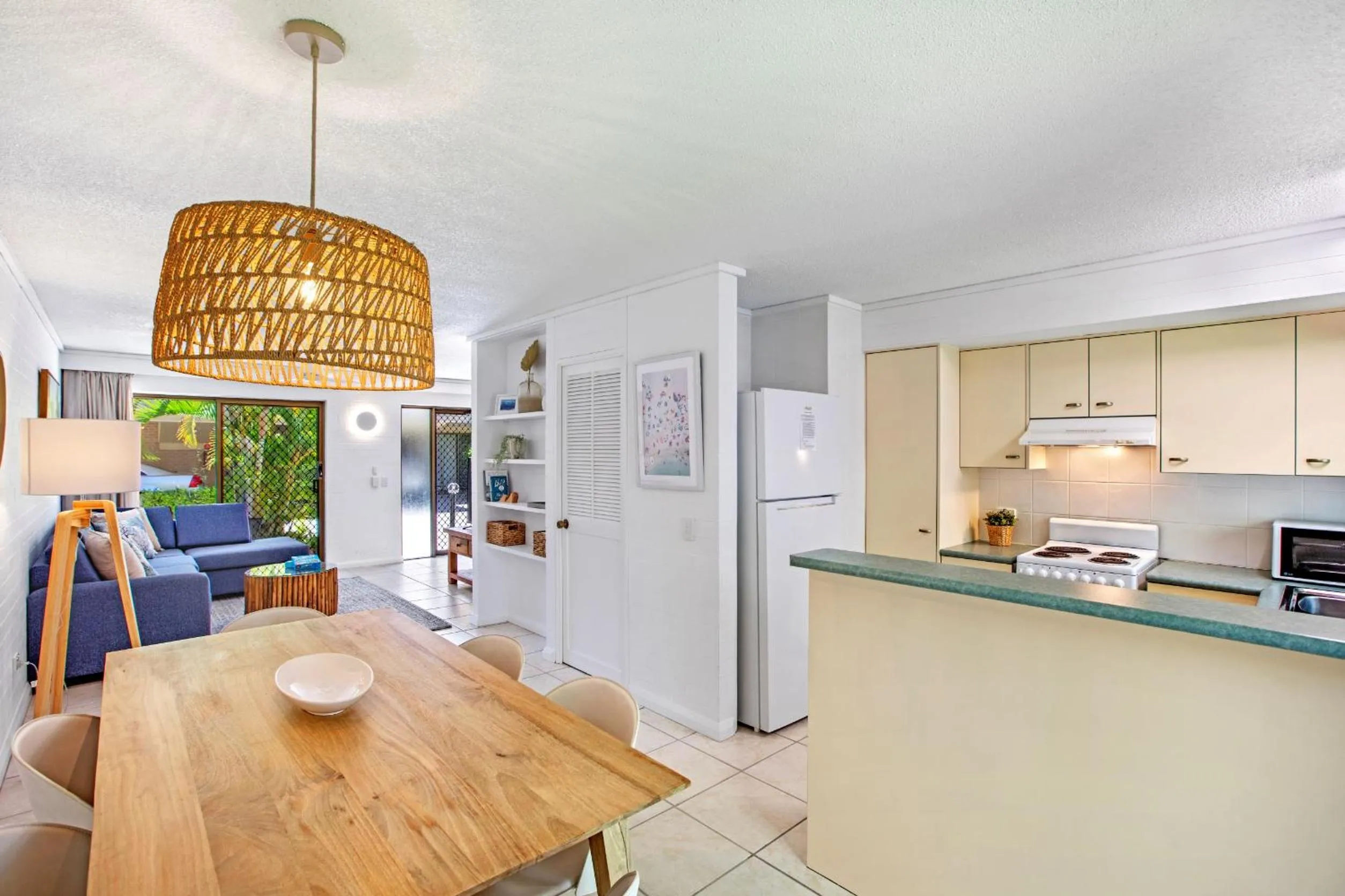Living room in Noosa Village River Resort
