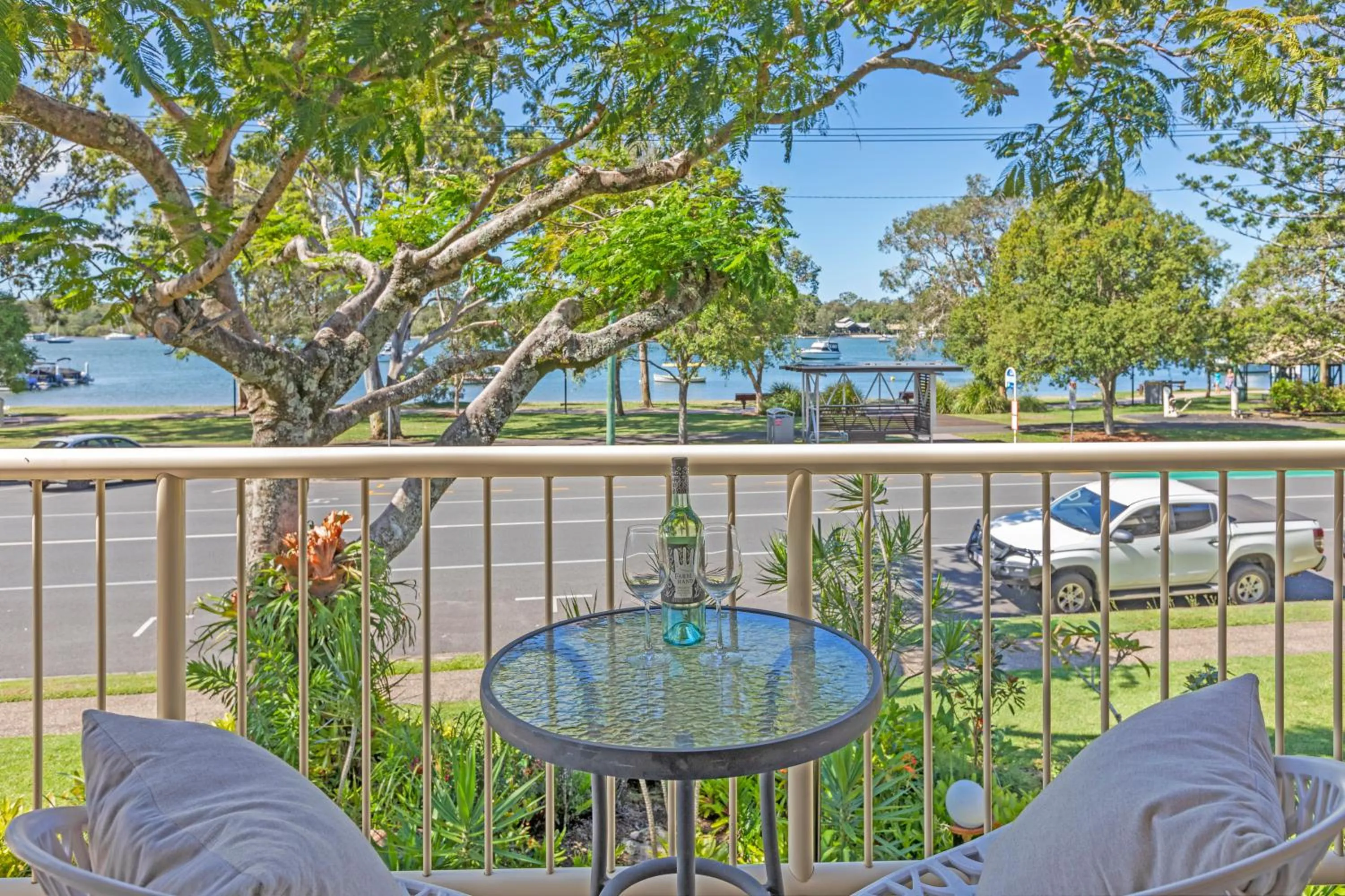 Balcony/Terrace in Noosa Village River Resort