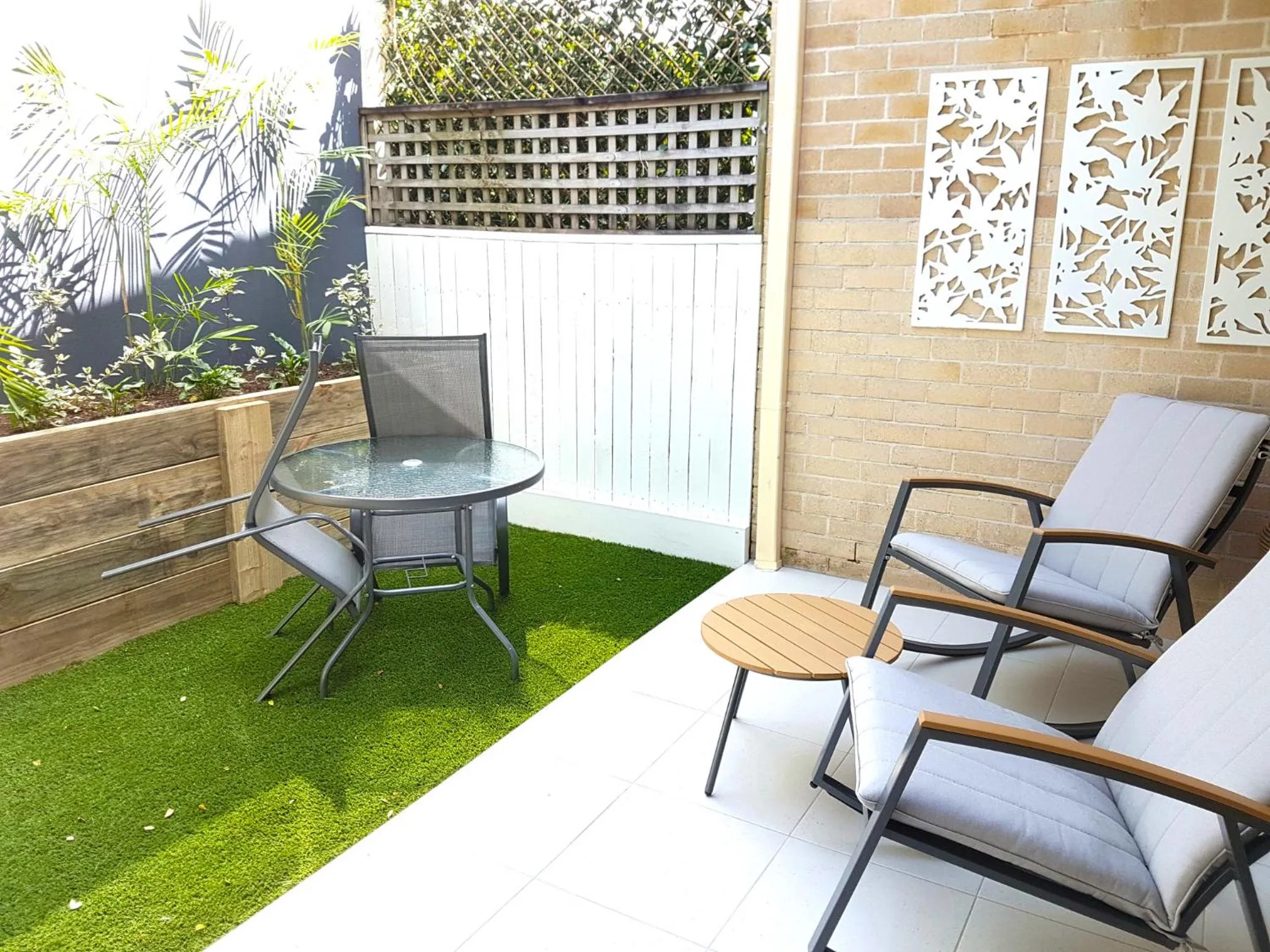 Patio in Noosa Village River Resort