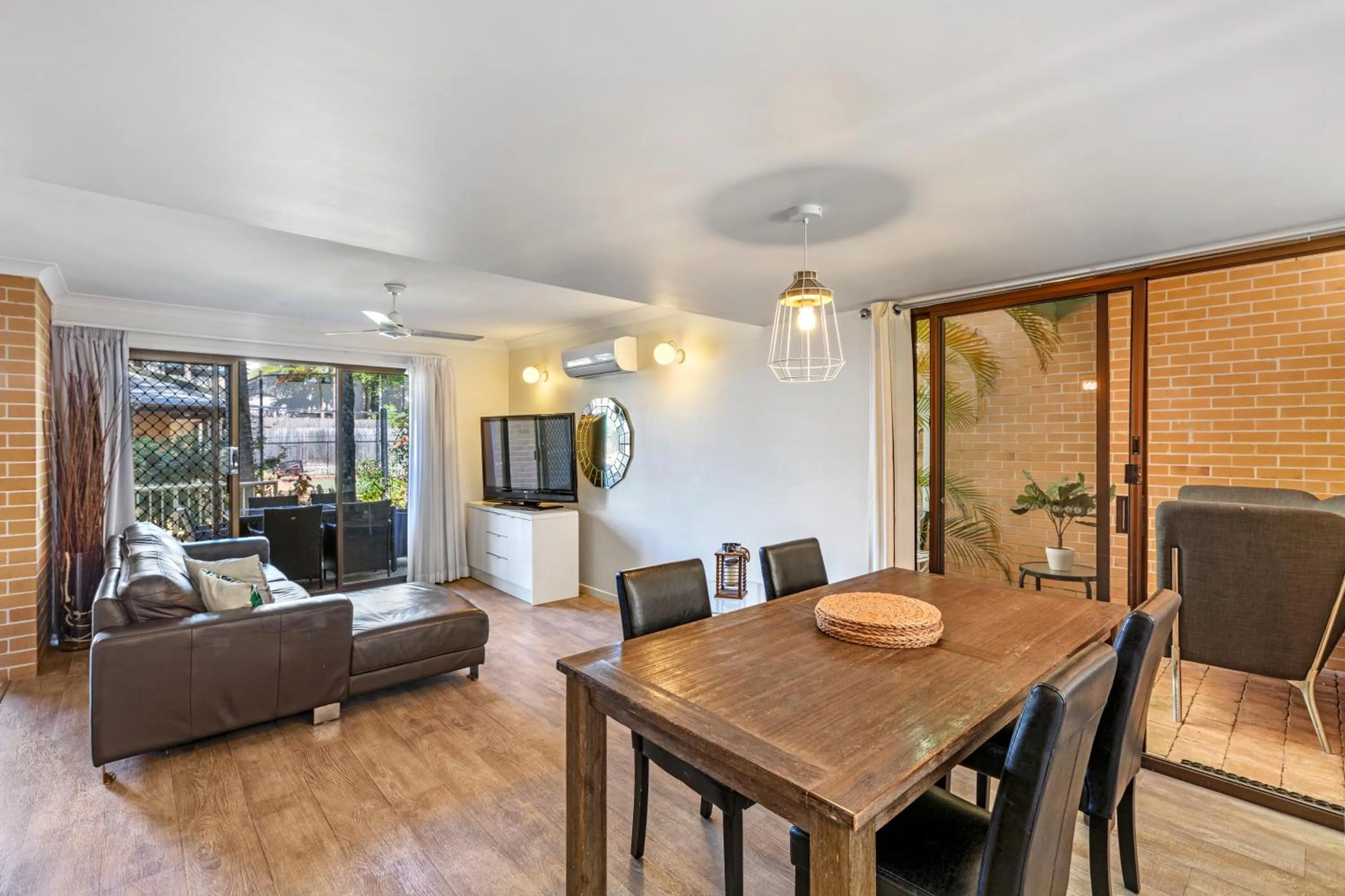 Living room in Noosa Village River Resort