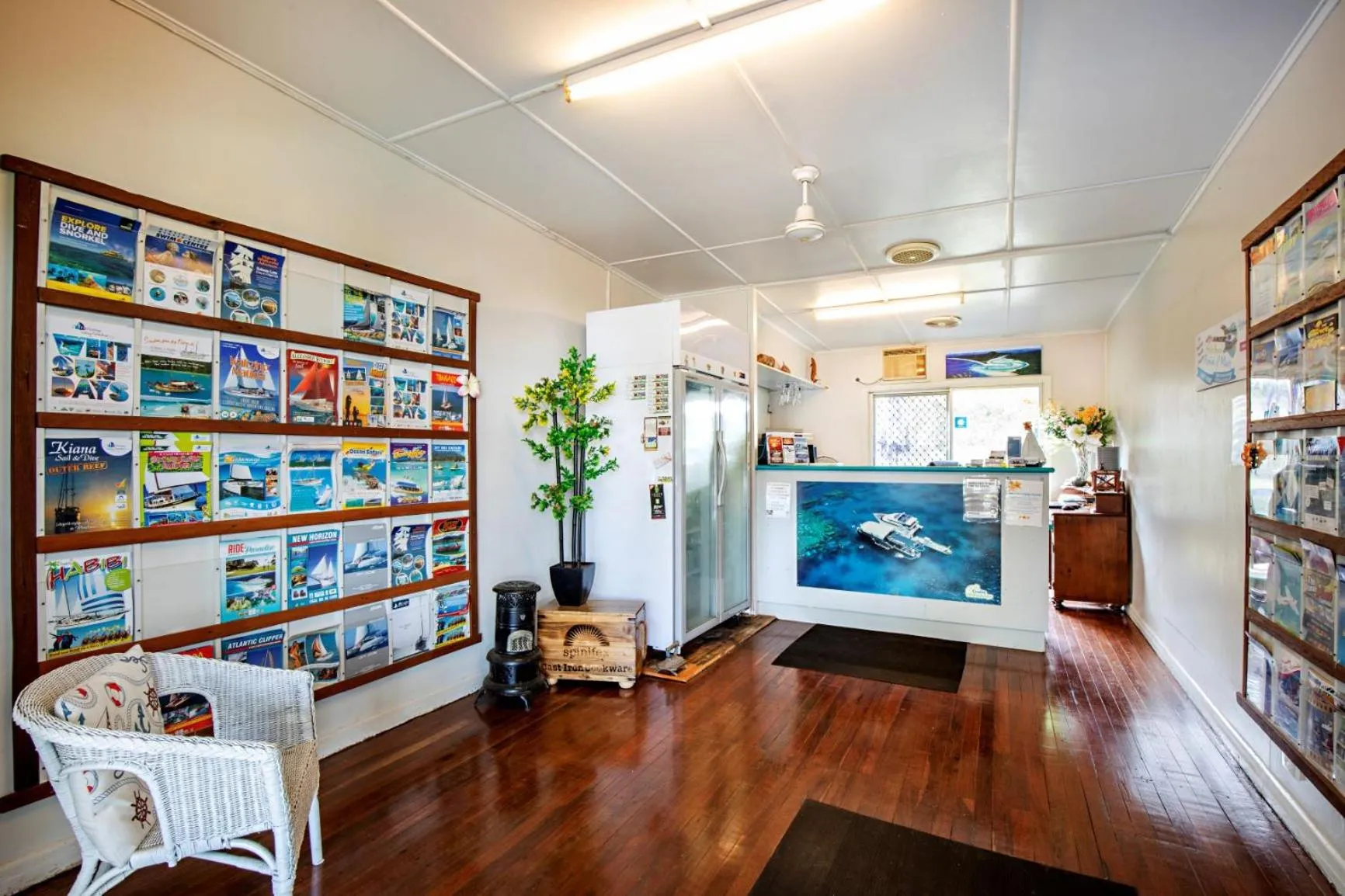 Lobby or reception in Bush Village Holiday Cabins
