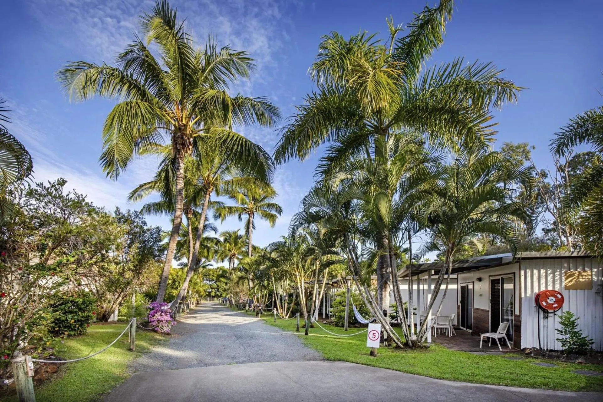 Property building in Bush Village Holiday Cabins