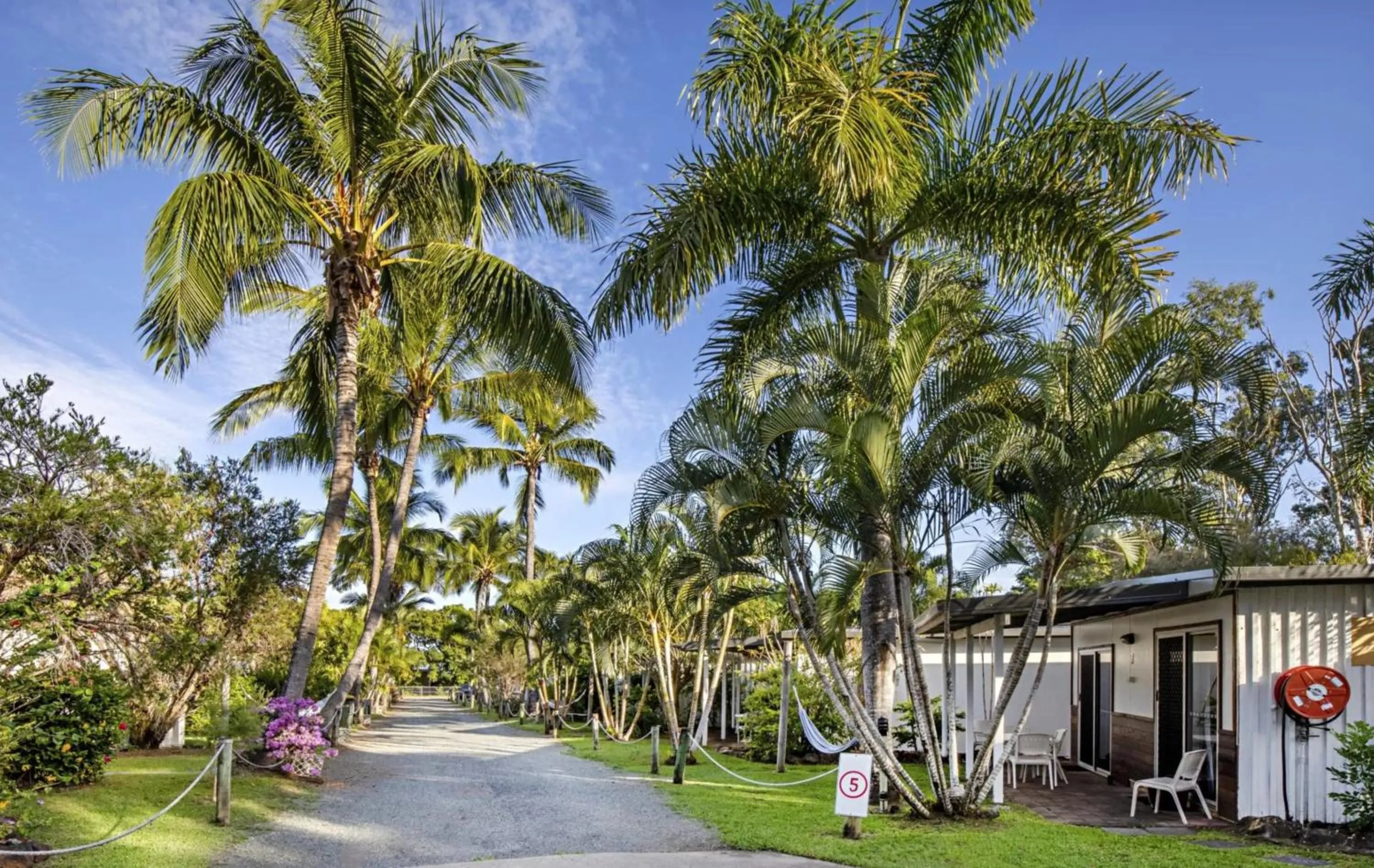 Property building in Bush Village Holiday Cabins