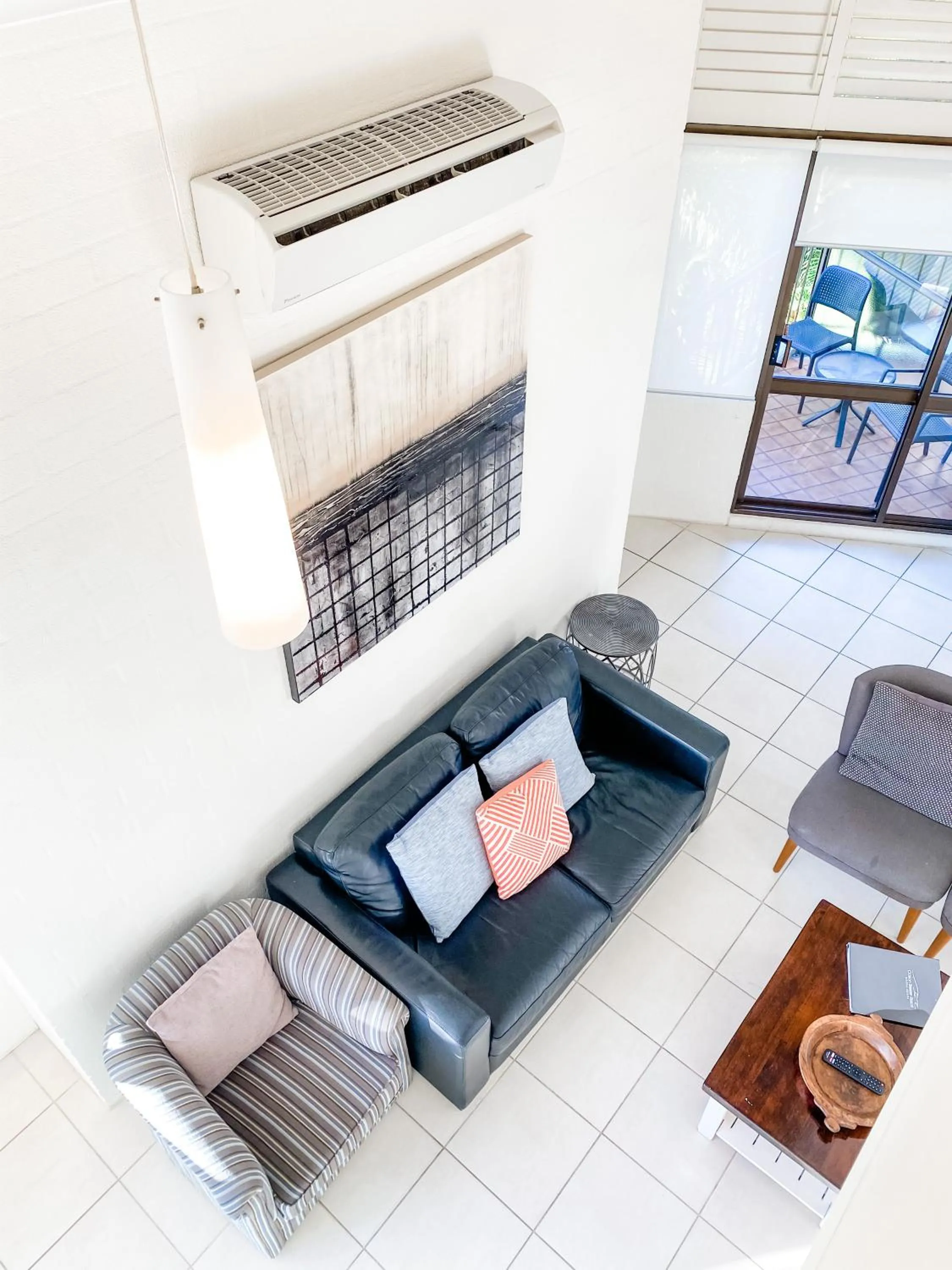 Seating area in Ocean Breeze Resort