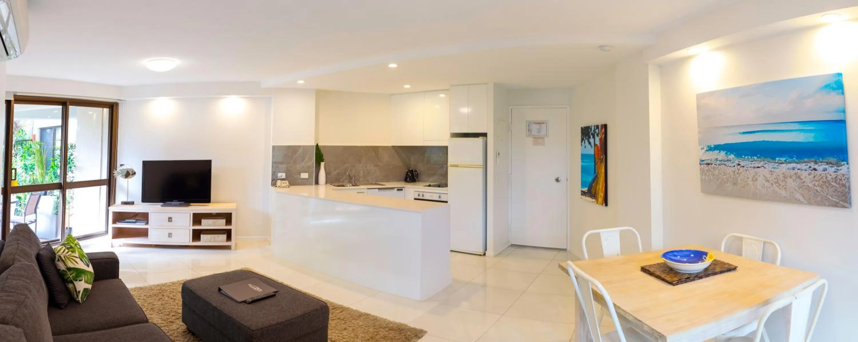 Living room in Ocean Breeze Resort