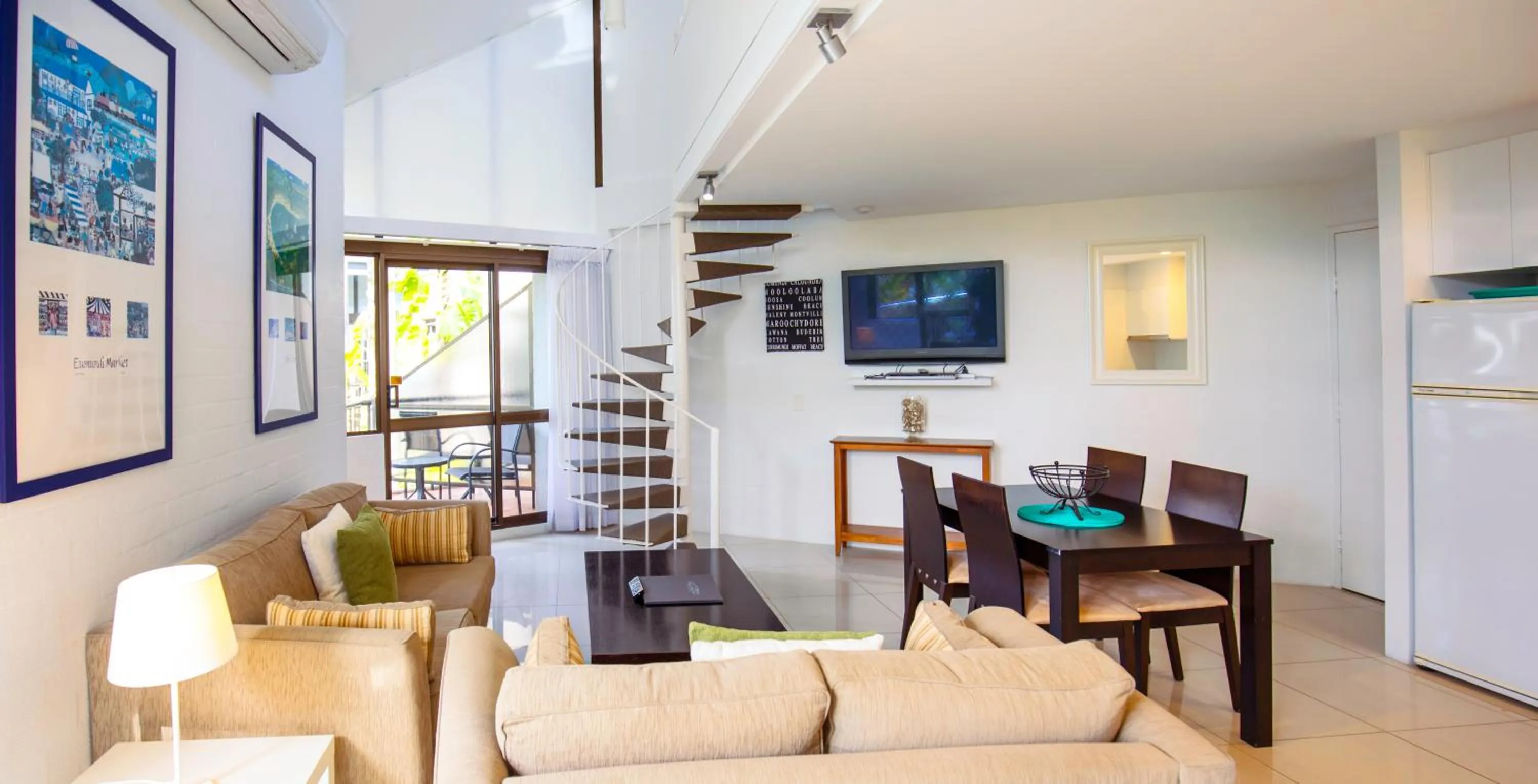 Living room in Ocean Breeze Resort