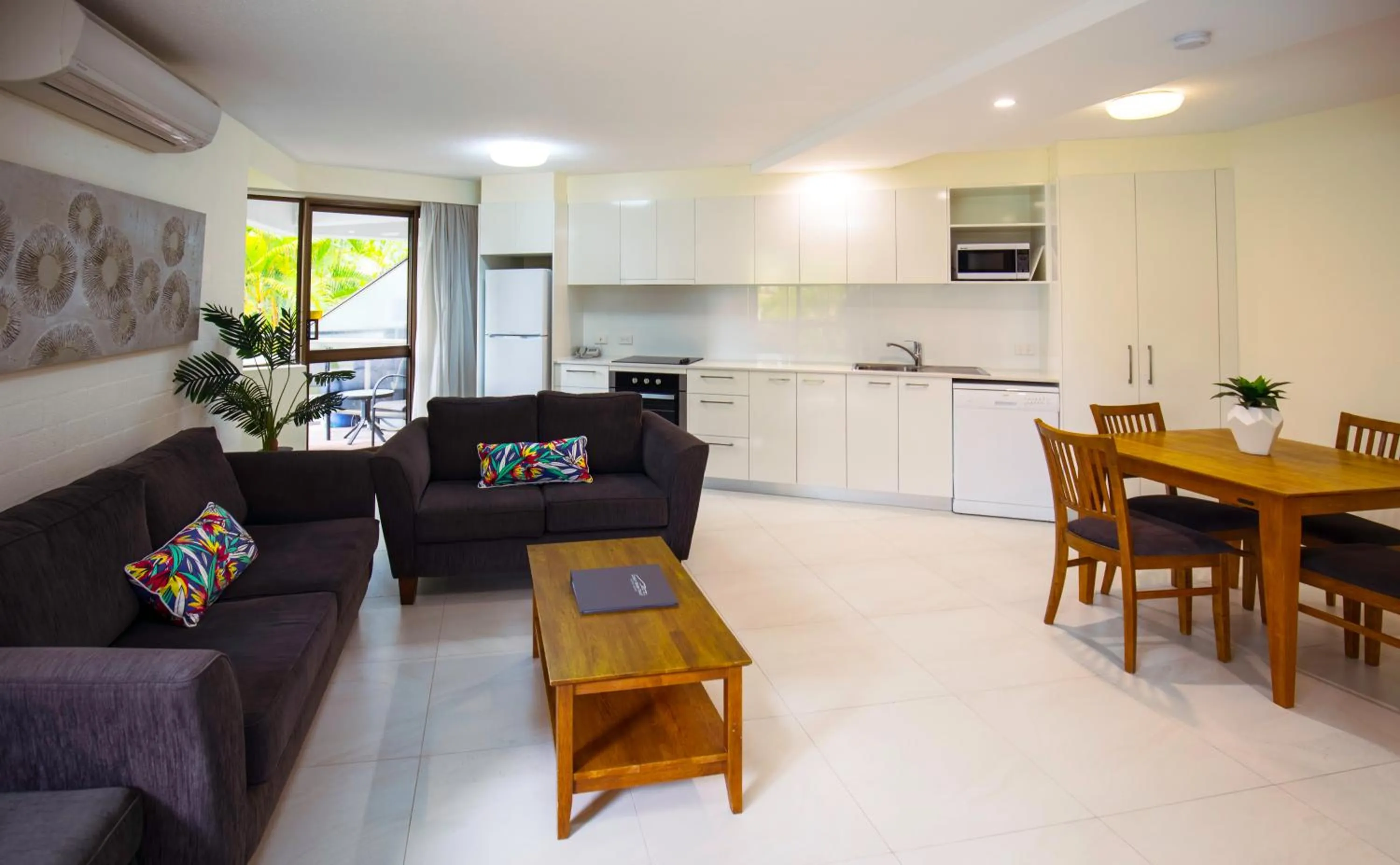 Living room in Ocean Breeze Resort