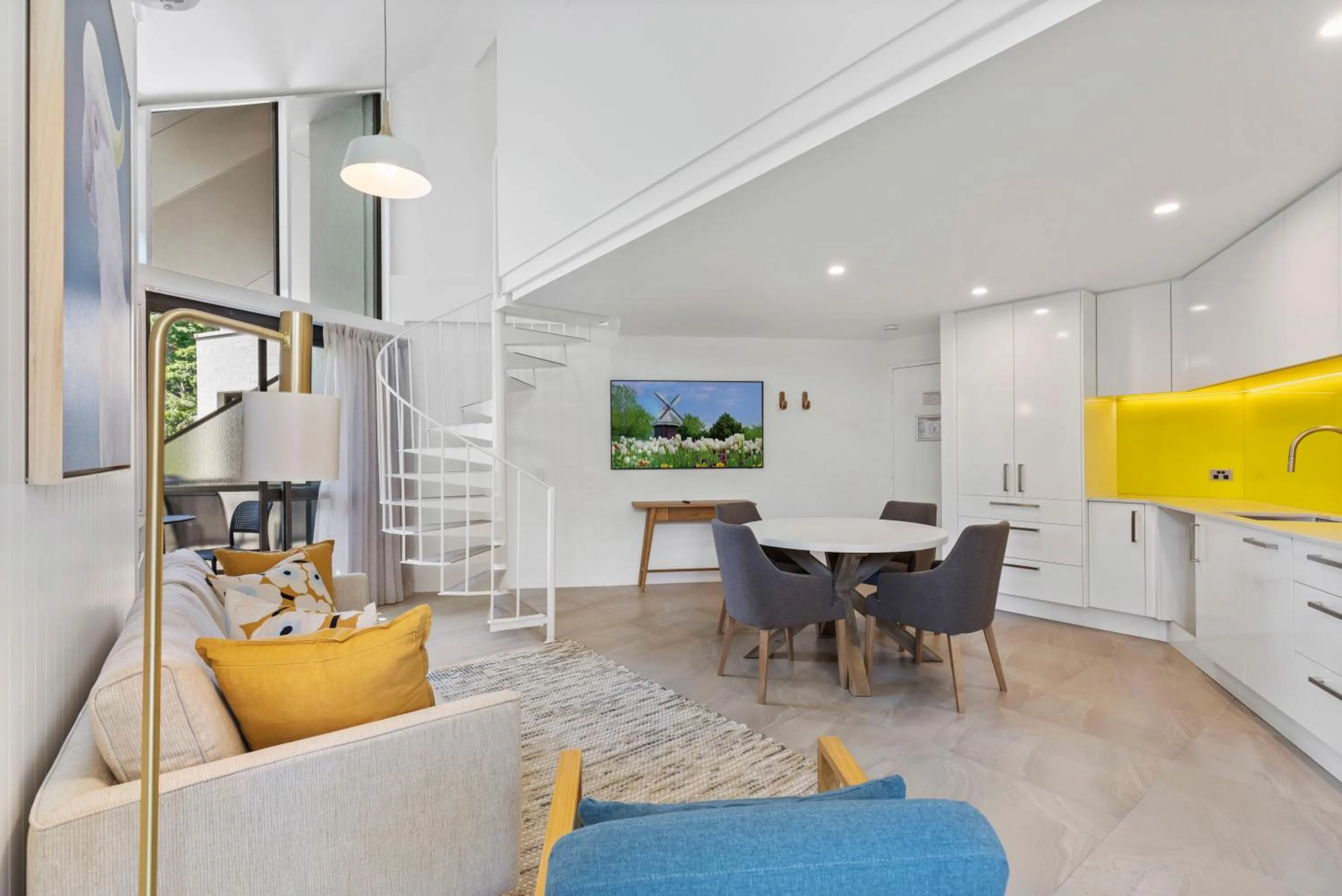 Living room in Ocean Breeze Resort