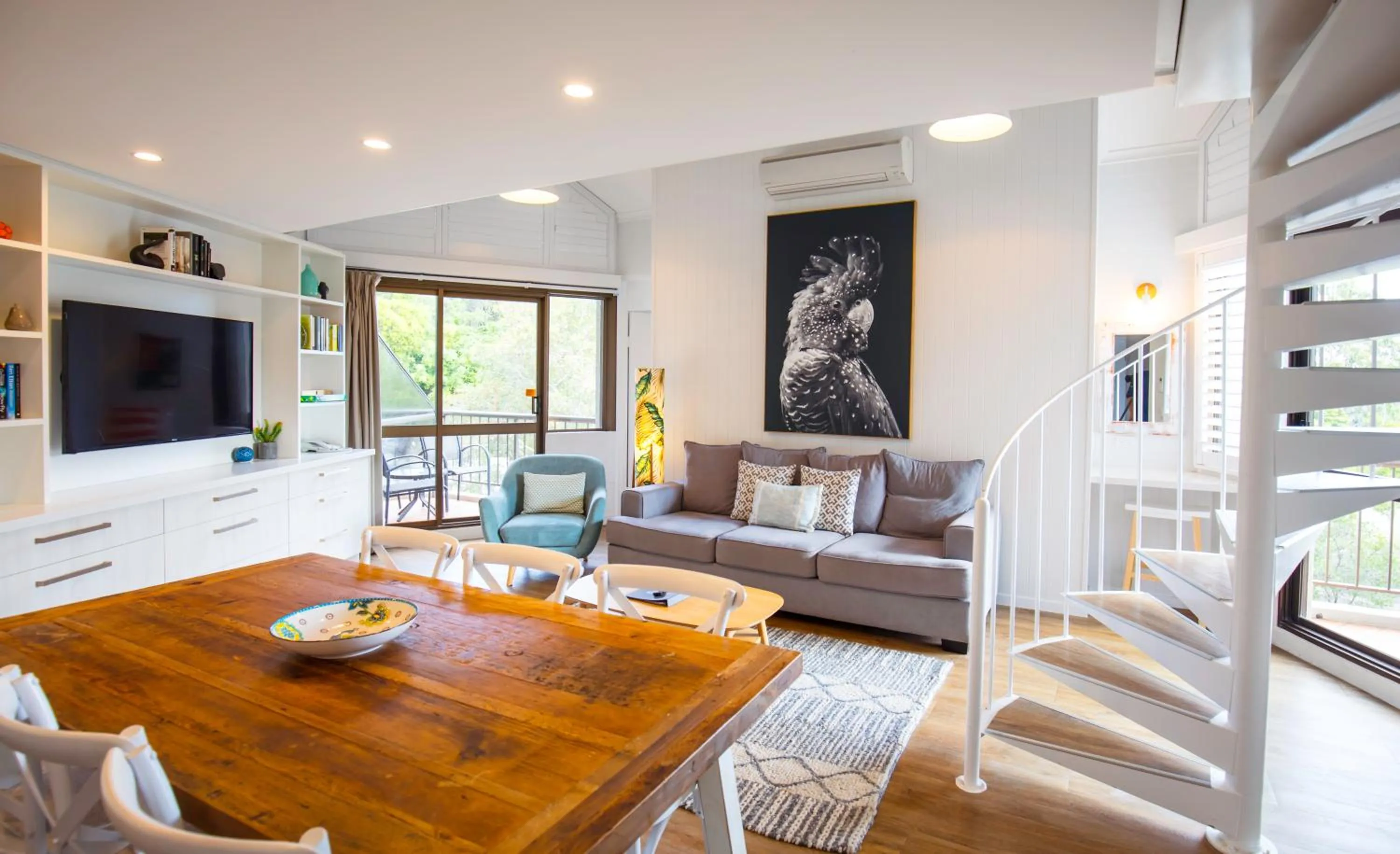 Living room in Ocean Breeze Resort