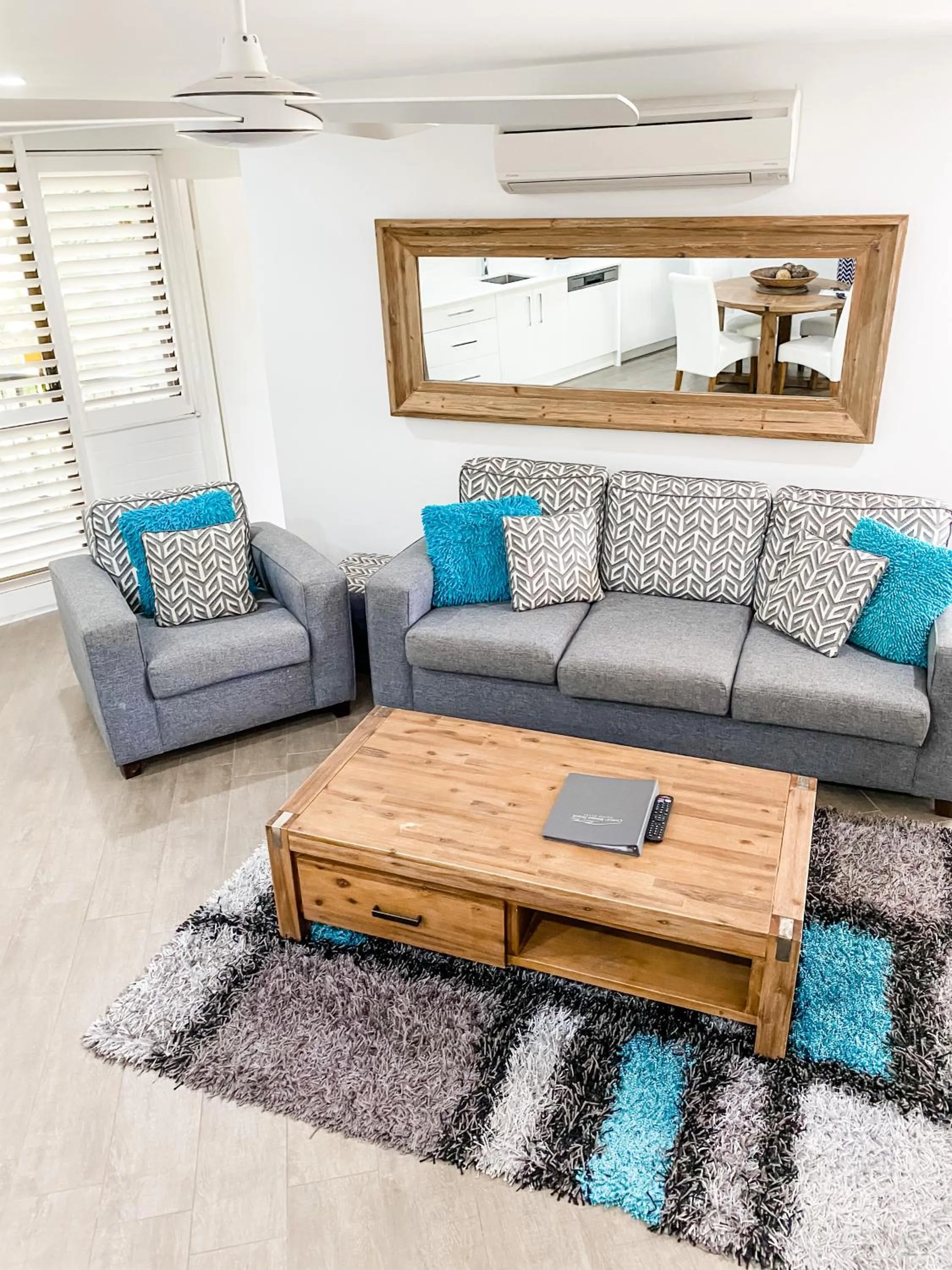 Living room in Ocean Breeze Resort