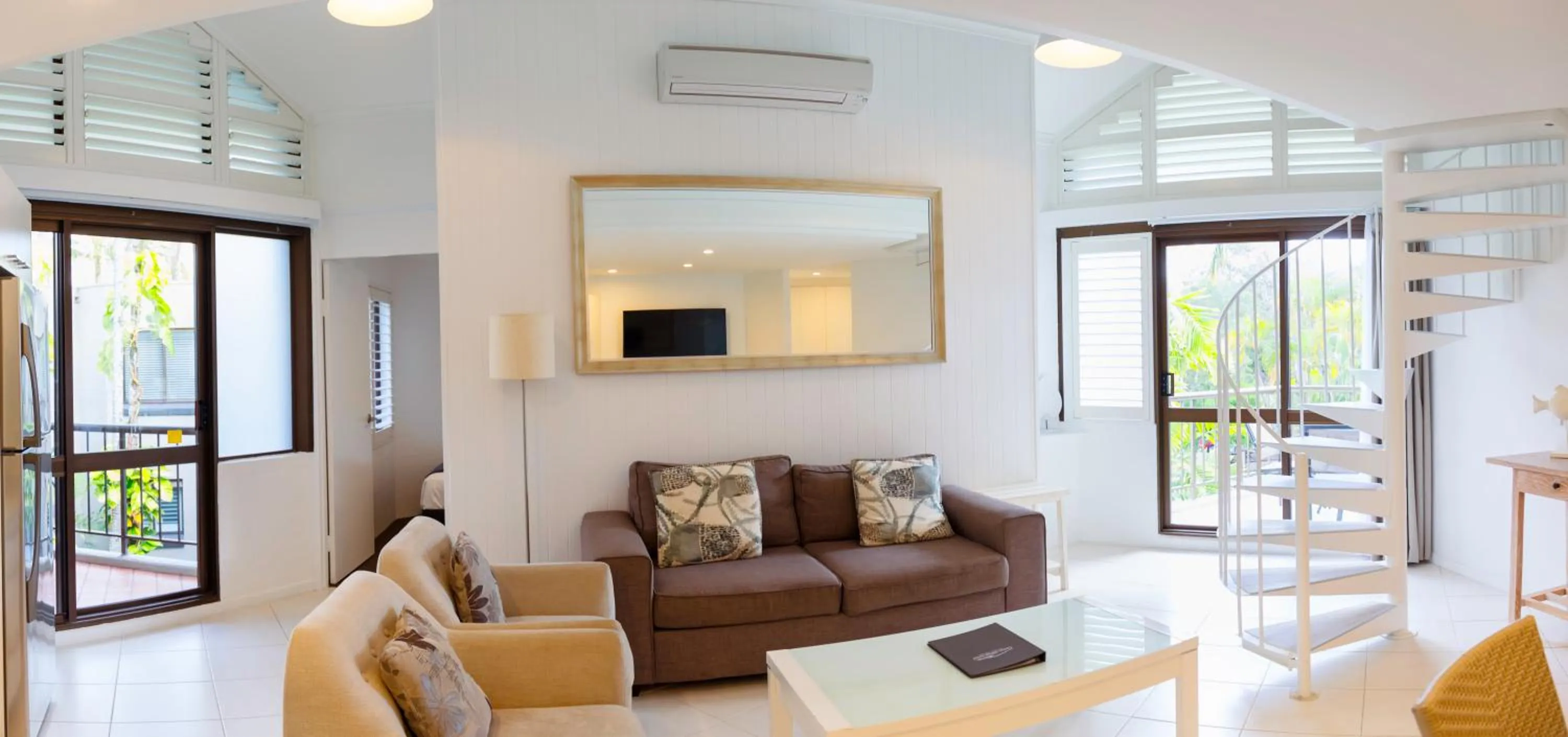 Living room in Ocean Breeze Resort