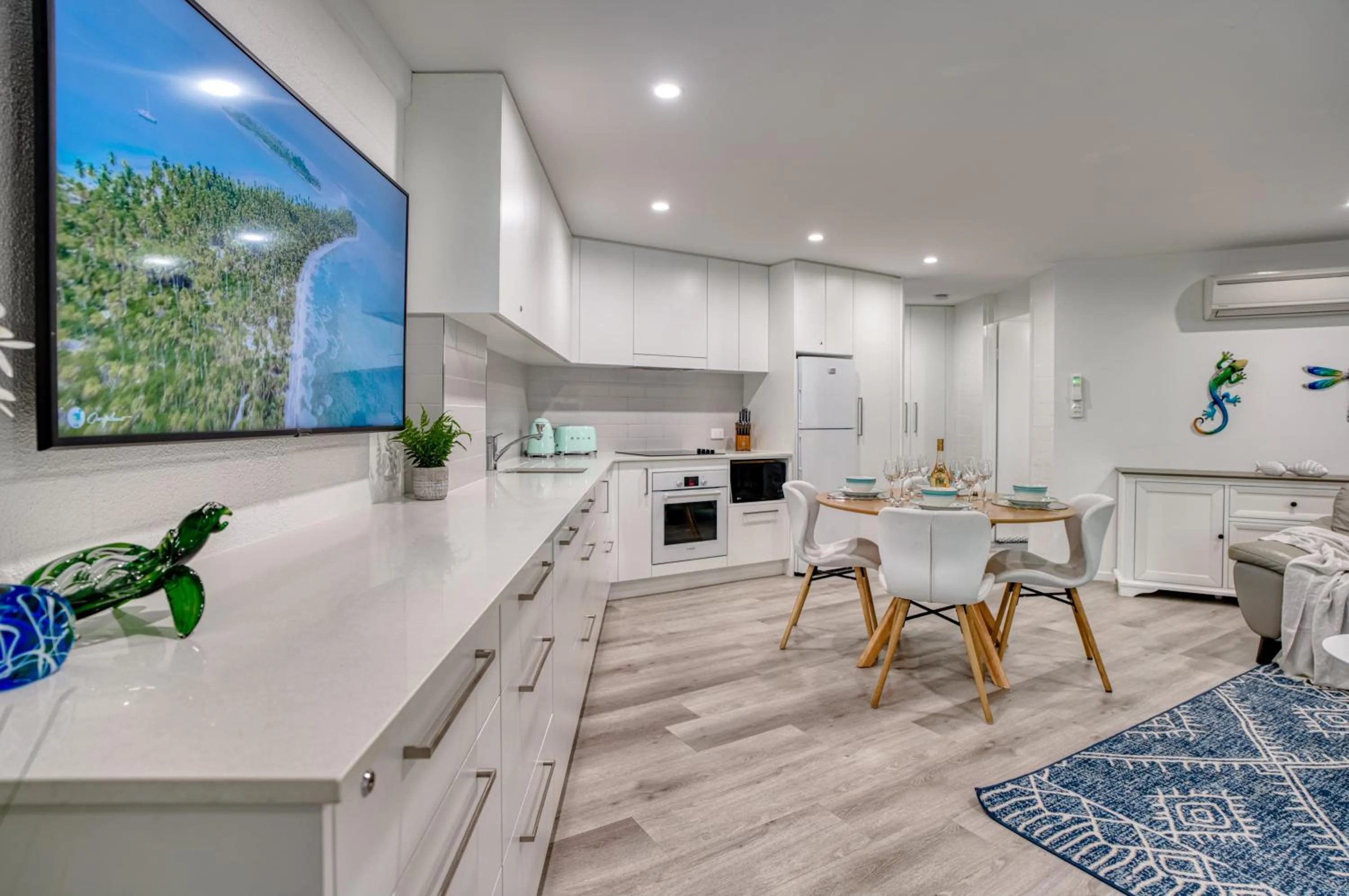 Living room in Ocean Breeze Resort