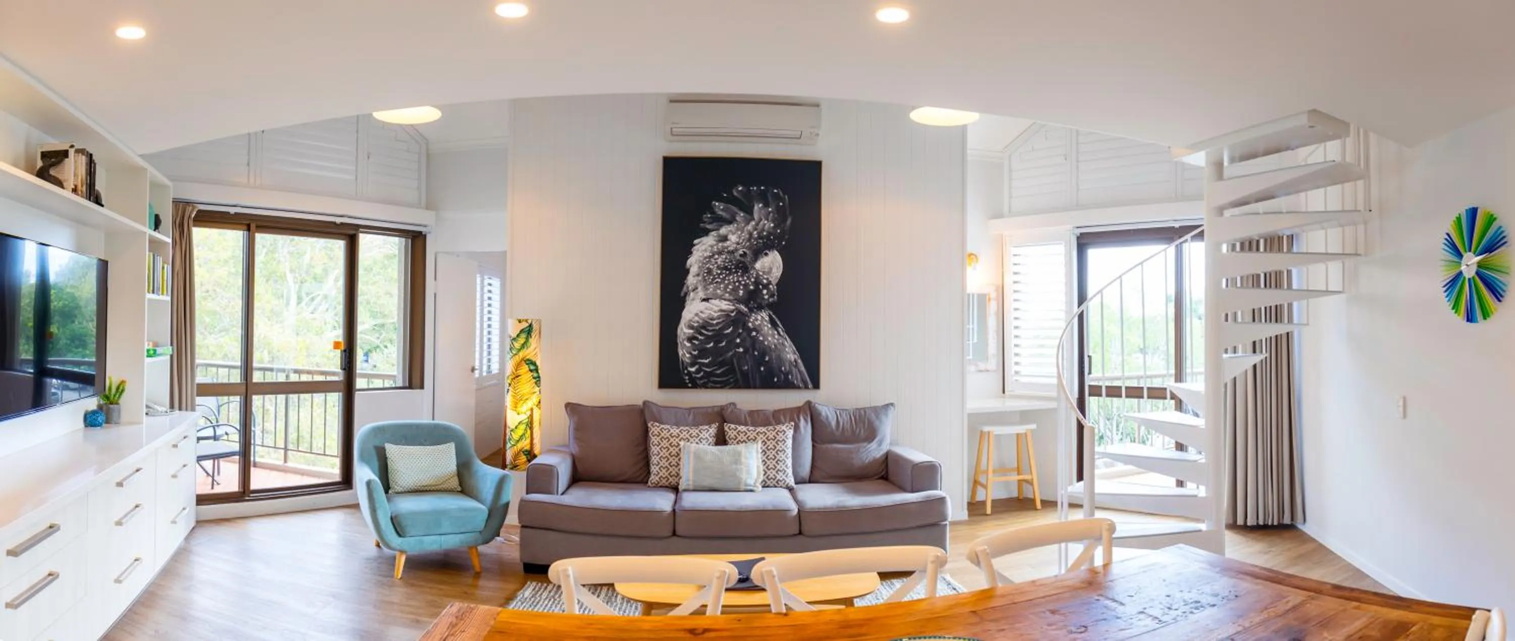 Living room in Ocean Breeze Resort