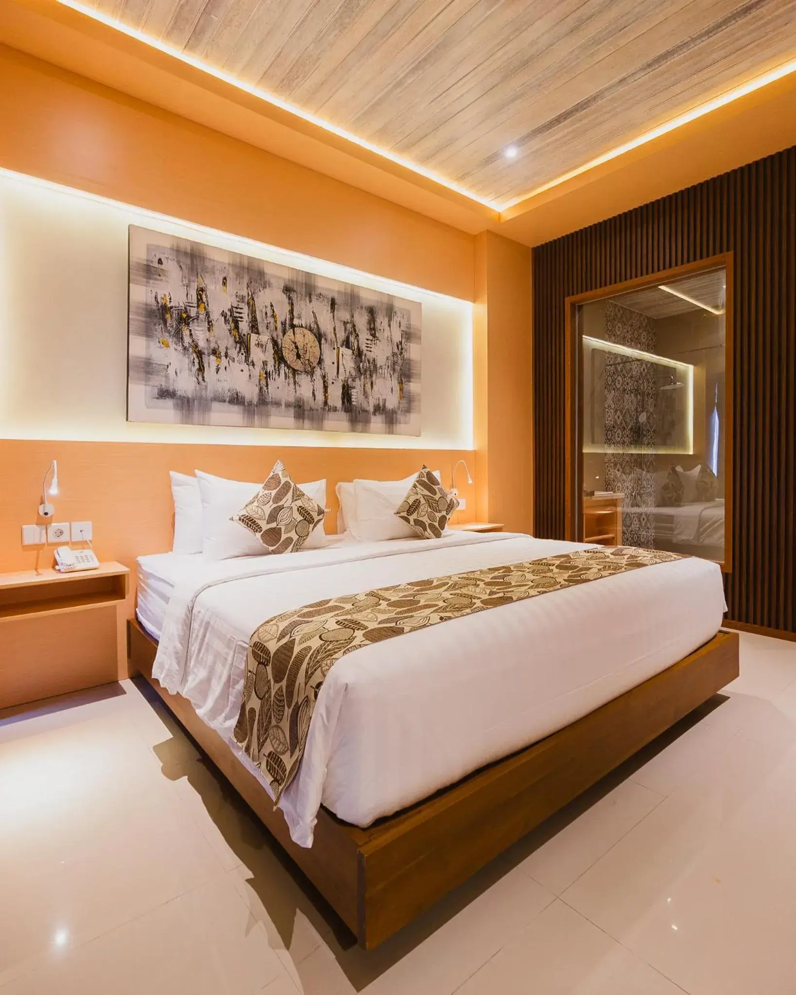 Deluxe Double or Twin Room with Ocean View in The Angkal Resort Deluxe Double or Twin Room with Ocean View in The Angkal Resort