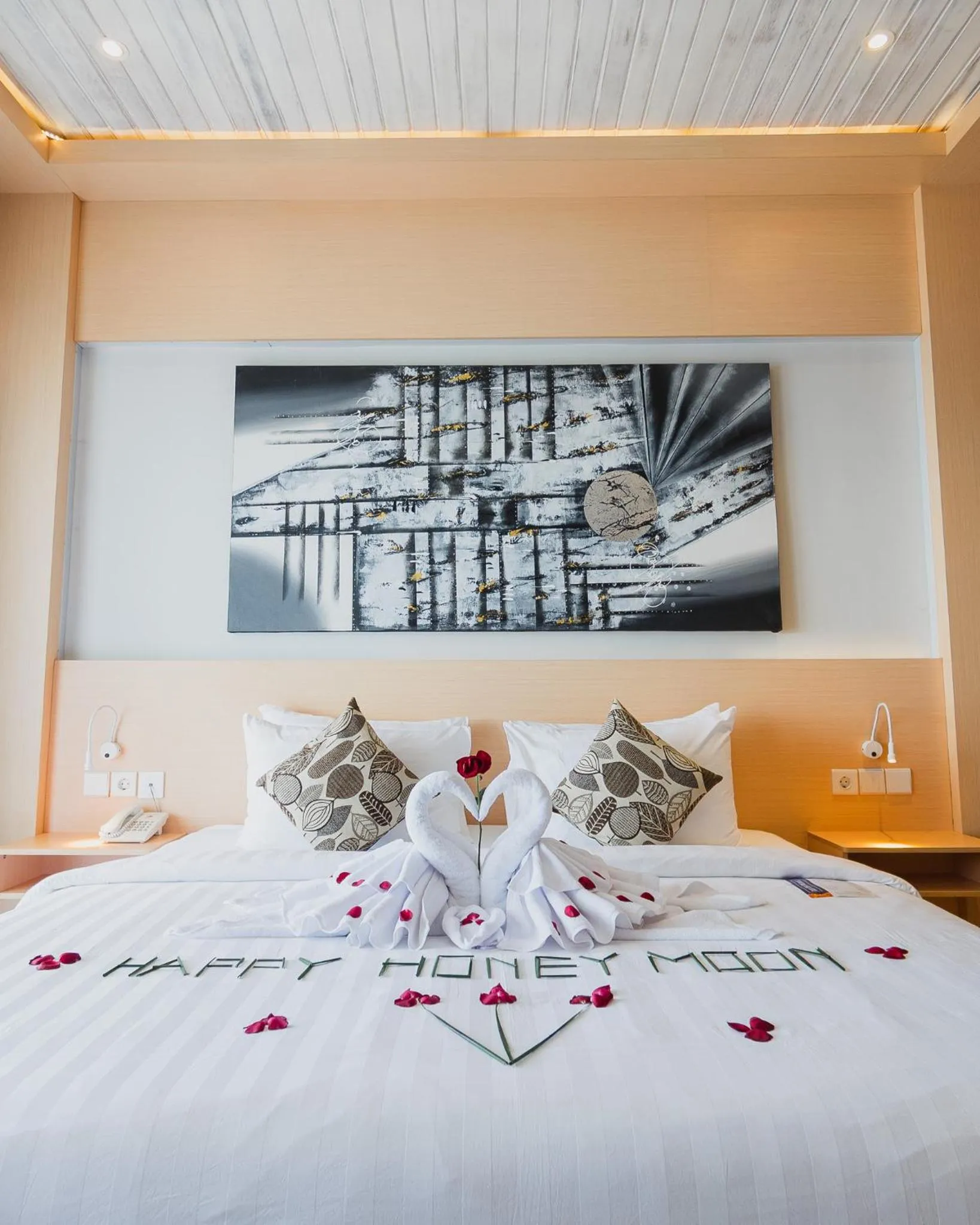 Bed in The Angkal Resort