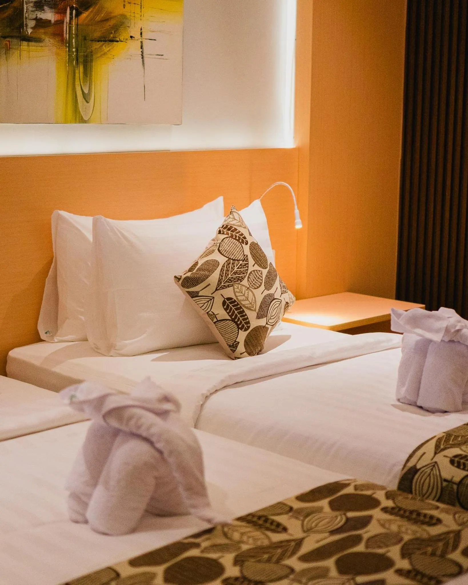 Bed in The Angkal Resort