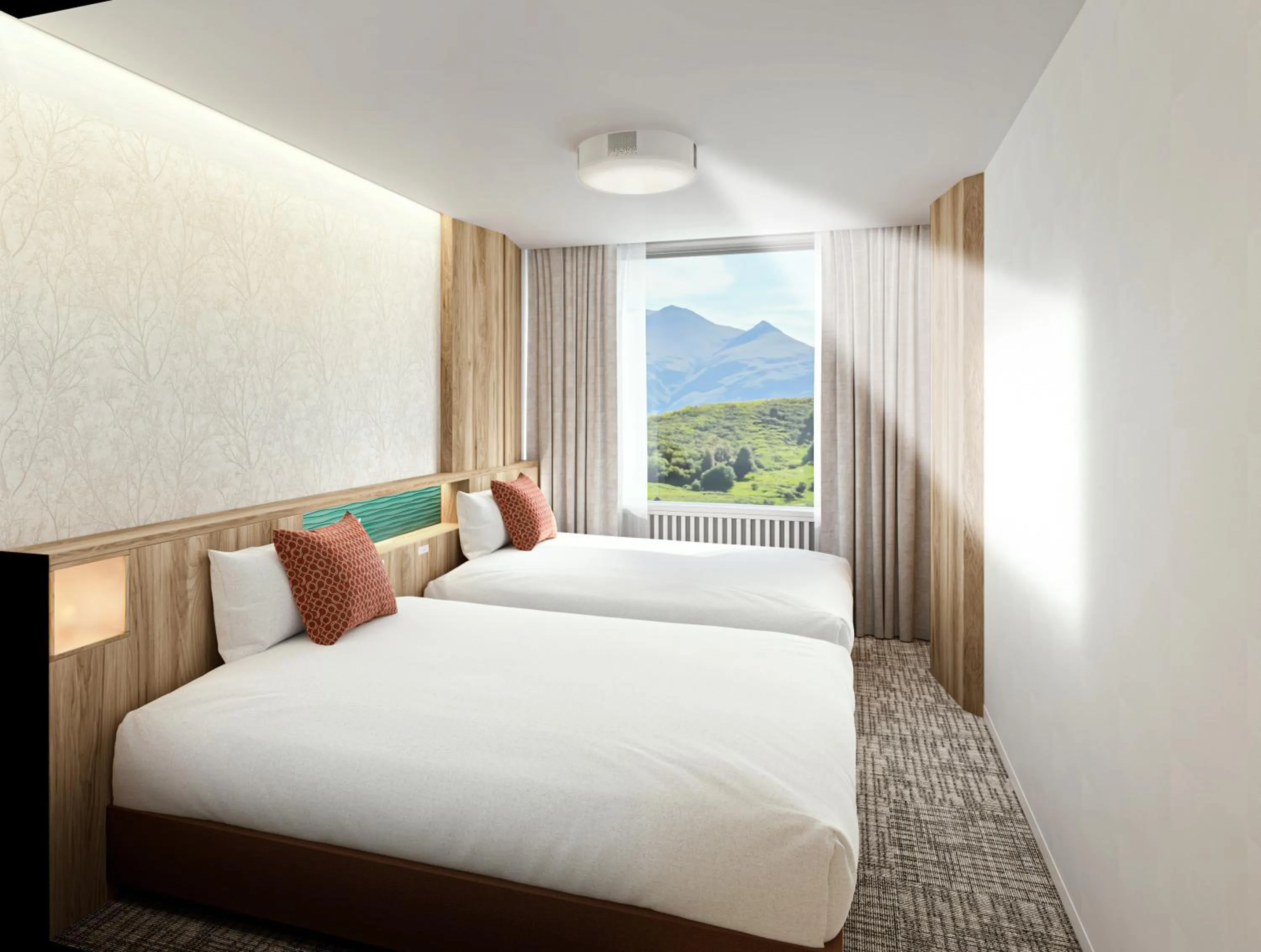 Bed in Minakami Kogen Hotel 200