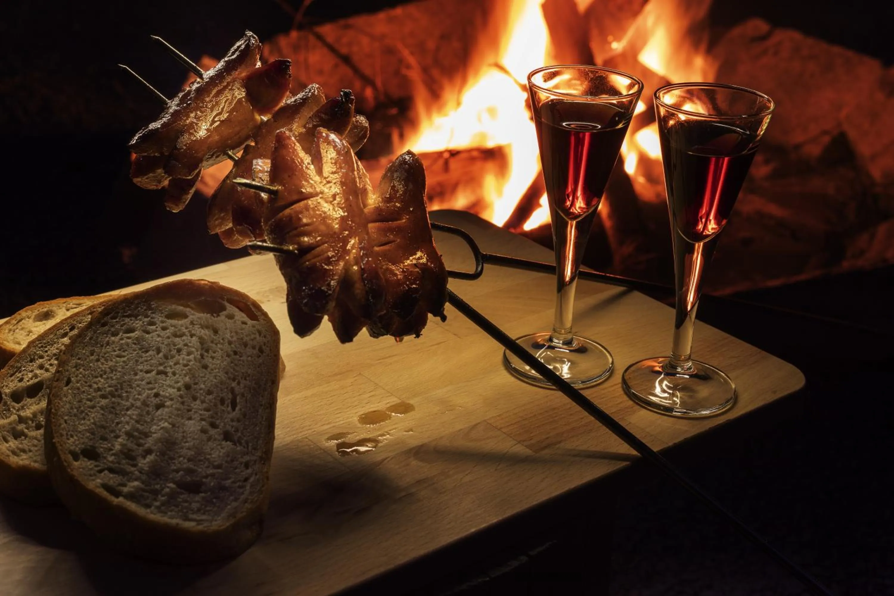 BBQ facilities in Penzion Skaličí