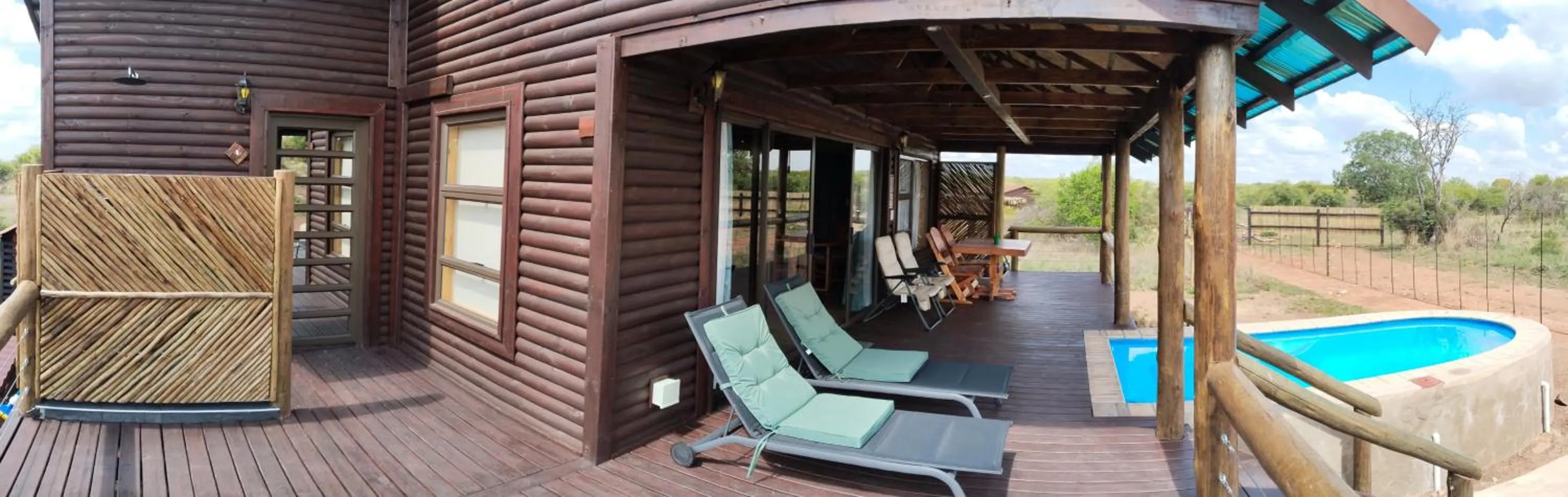 Patio in Abendruhe Lodge