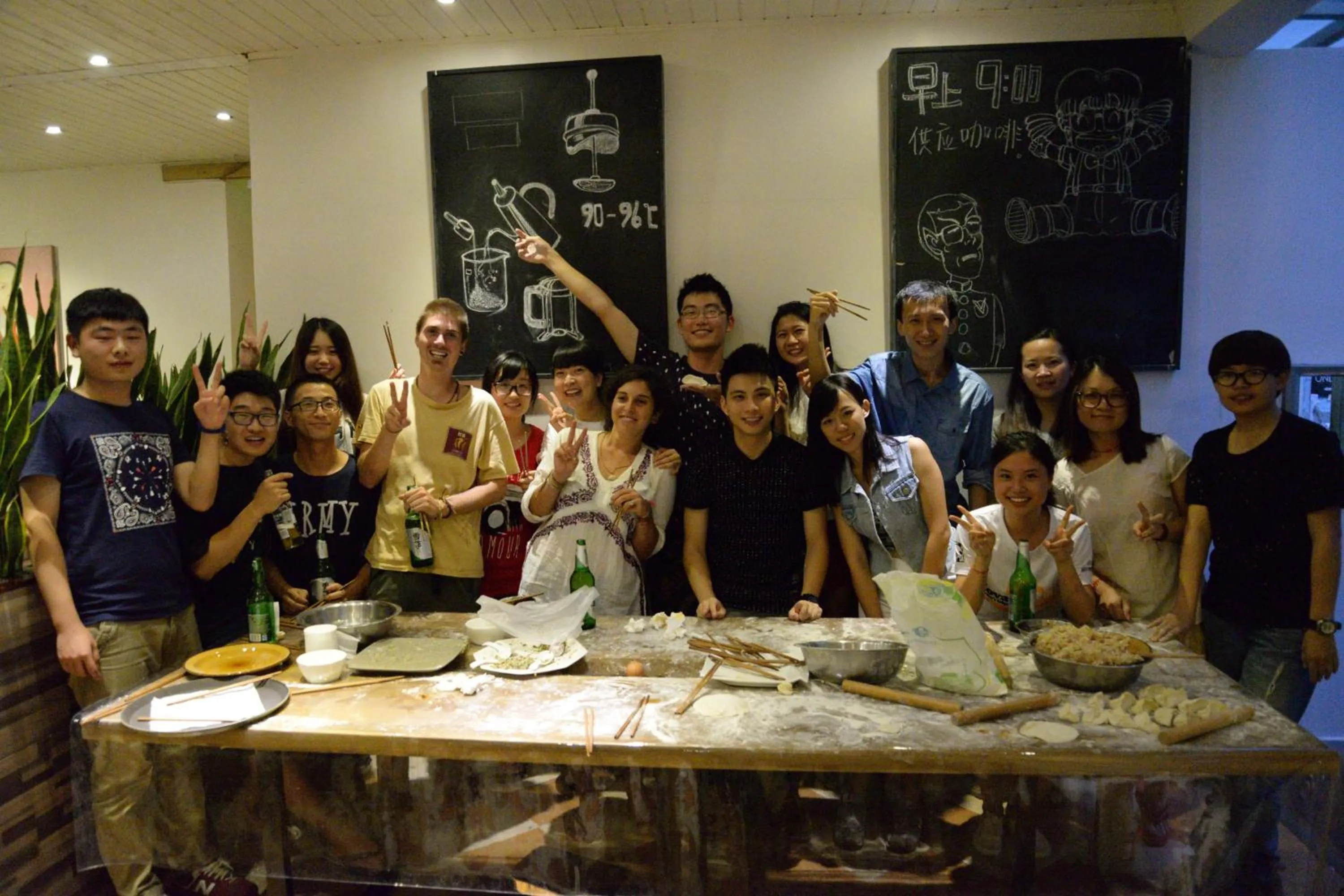 group of guests in Nova Traveller's Lodge