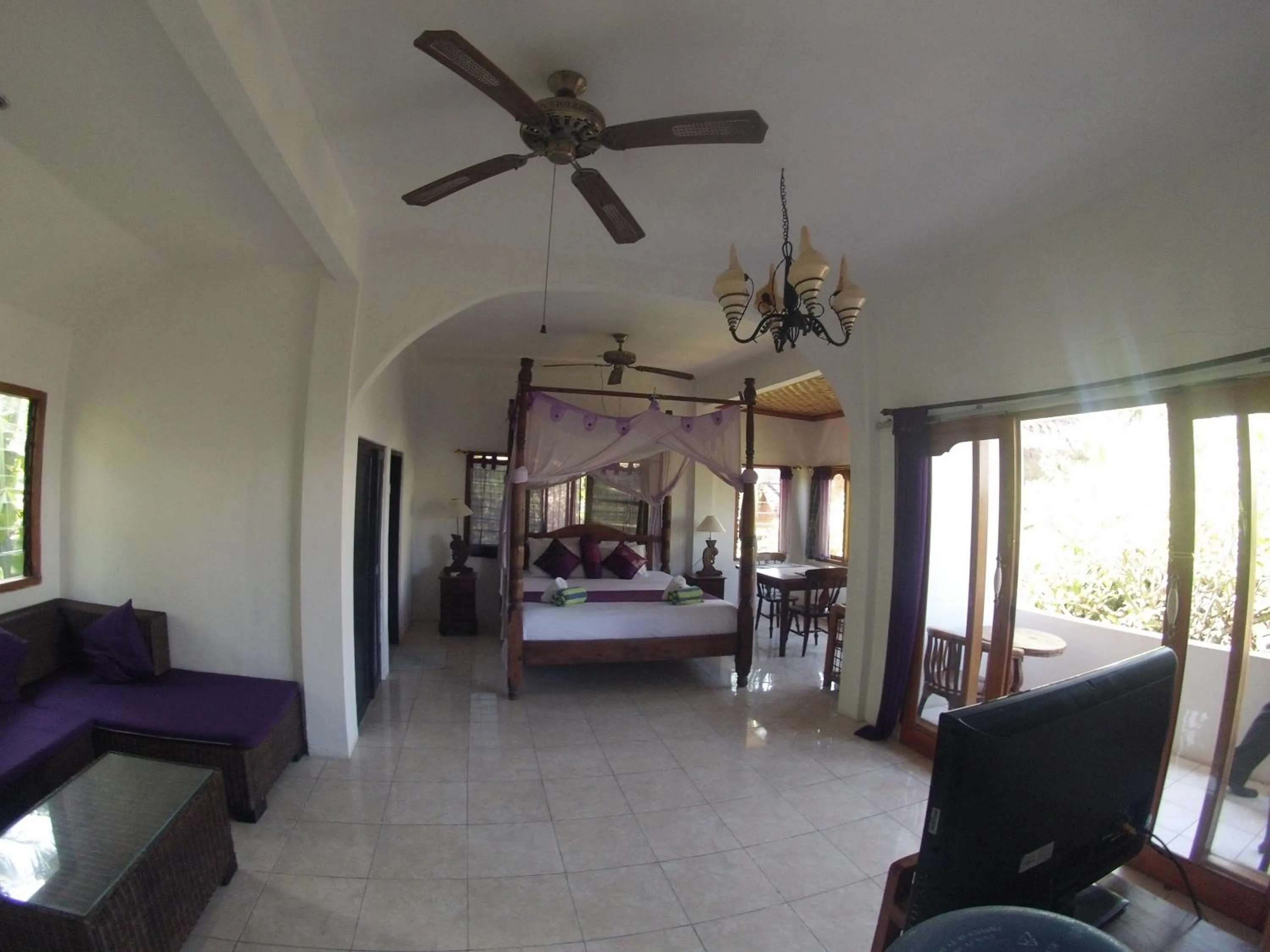 Photo of the whole room, Bed in Puri Oka Beach Bungalows