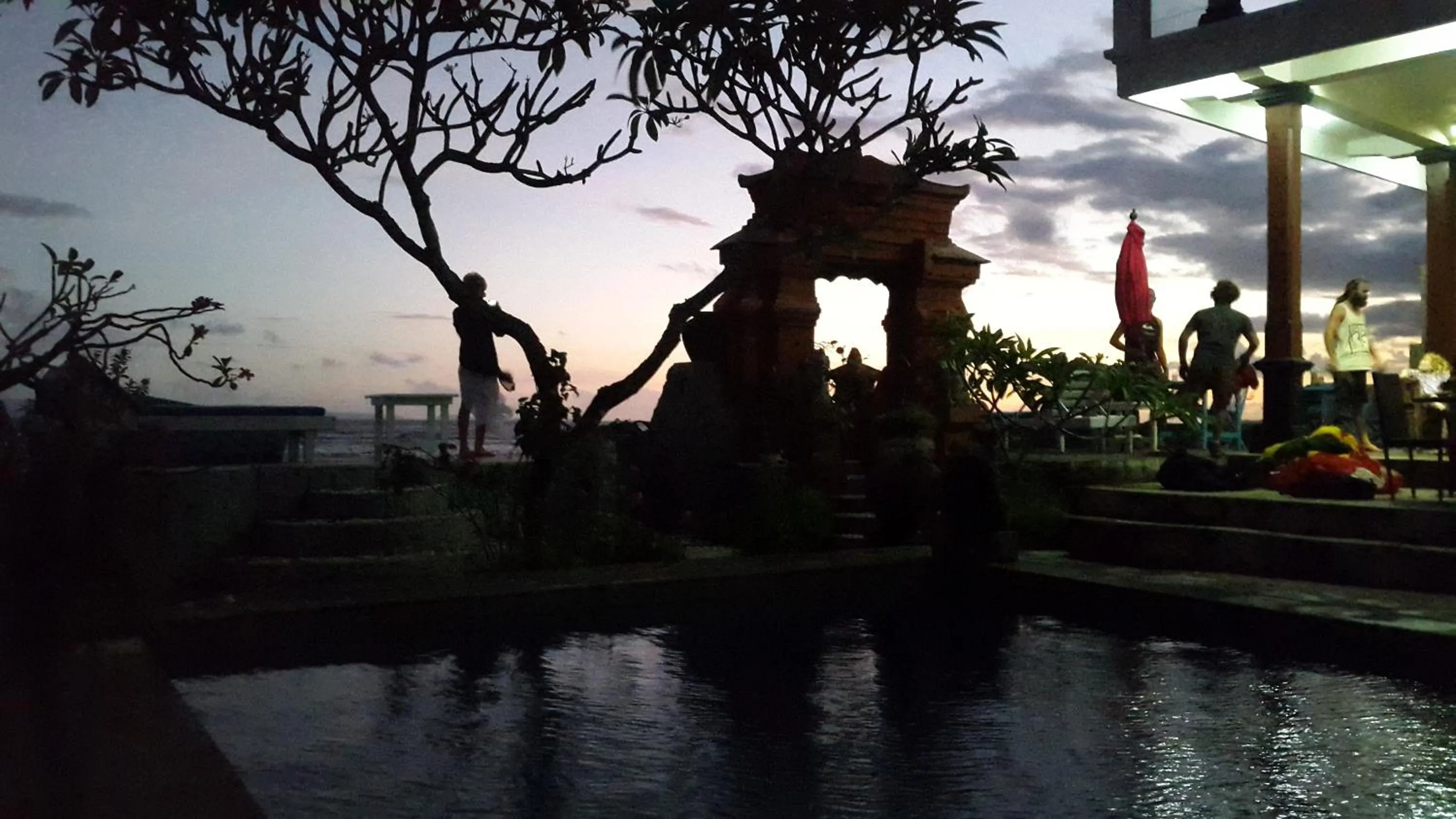 Swimming pool in Puri Oka Beach Bungalows