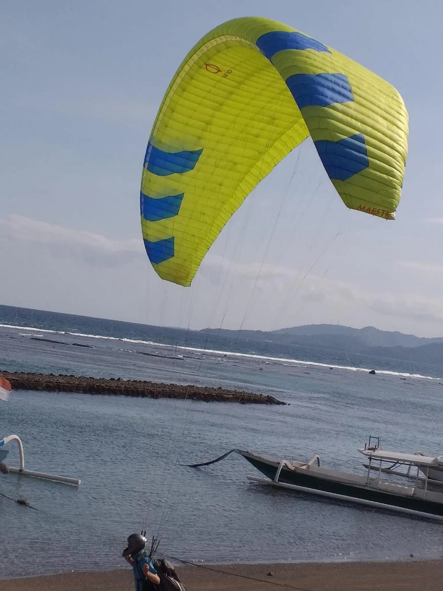 Sea view in Puri Oka Beach Bungalows