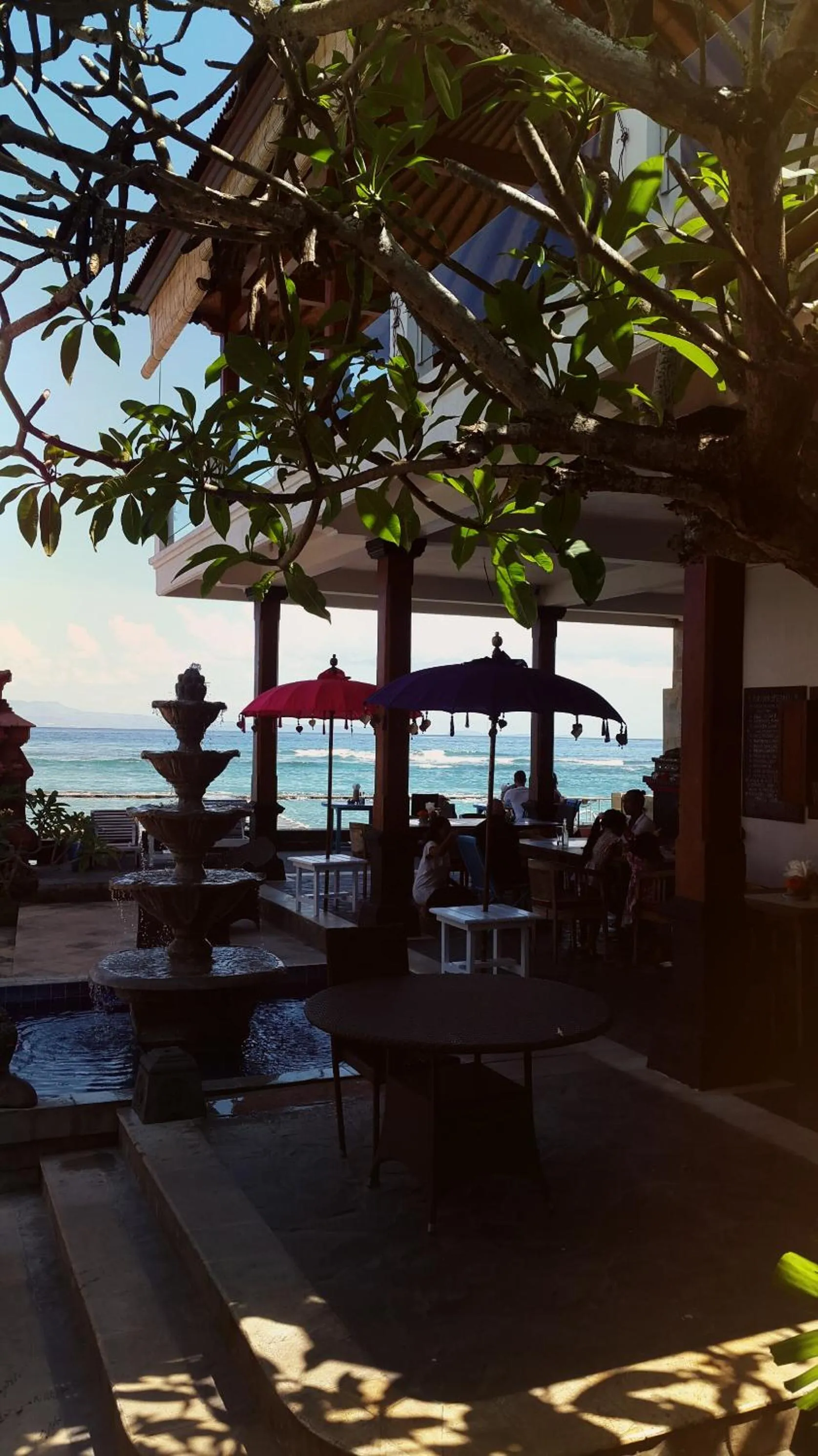 Patio in Puri Oka Beach Bungalows