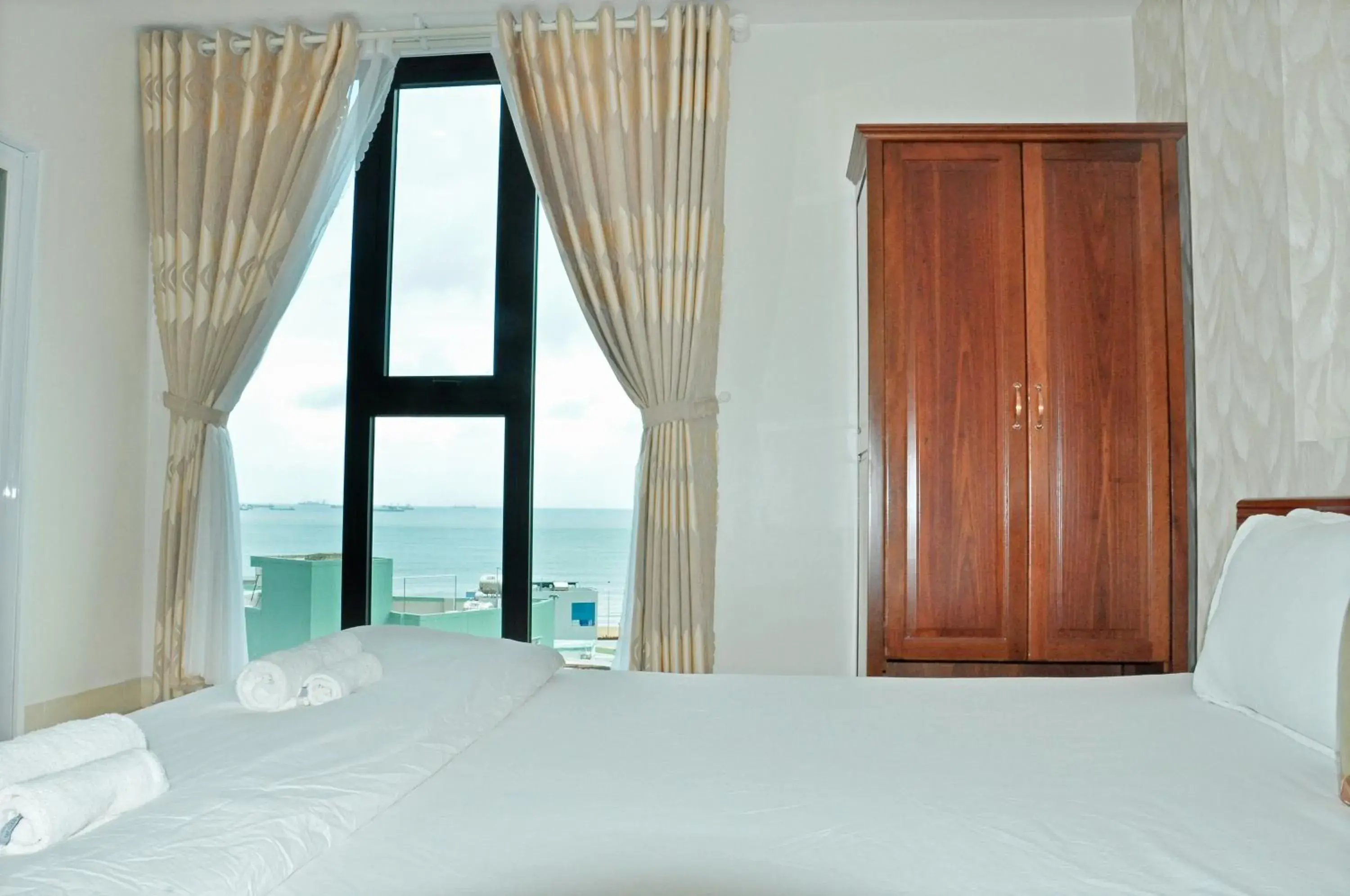 Double Room with Sea View in Khách sạn Trâm Anh Double Room with Sea View in Khách sạn Trâm Anh