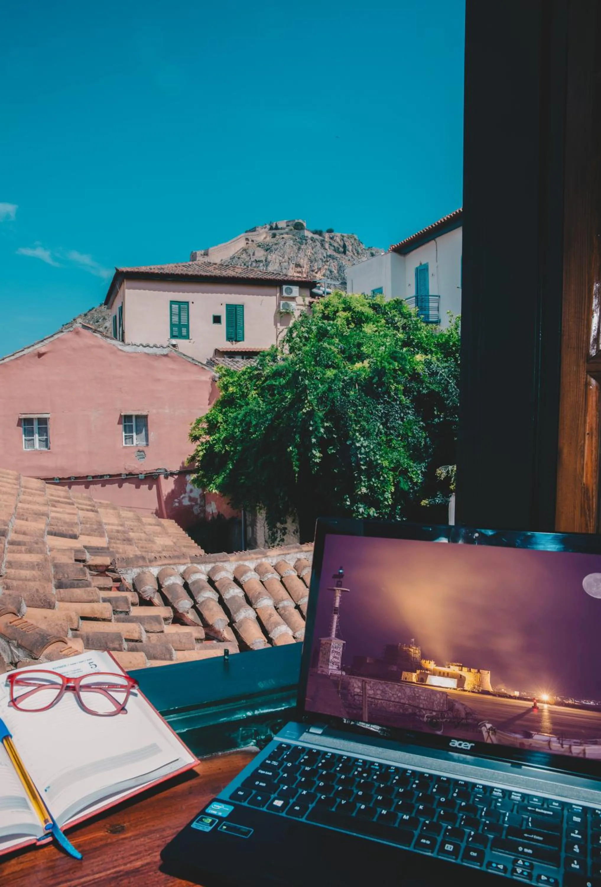 View (from property/room) in Rigas Pension Nafplio