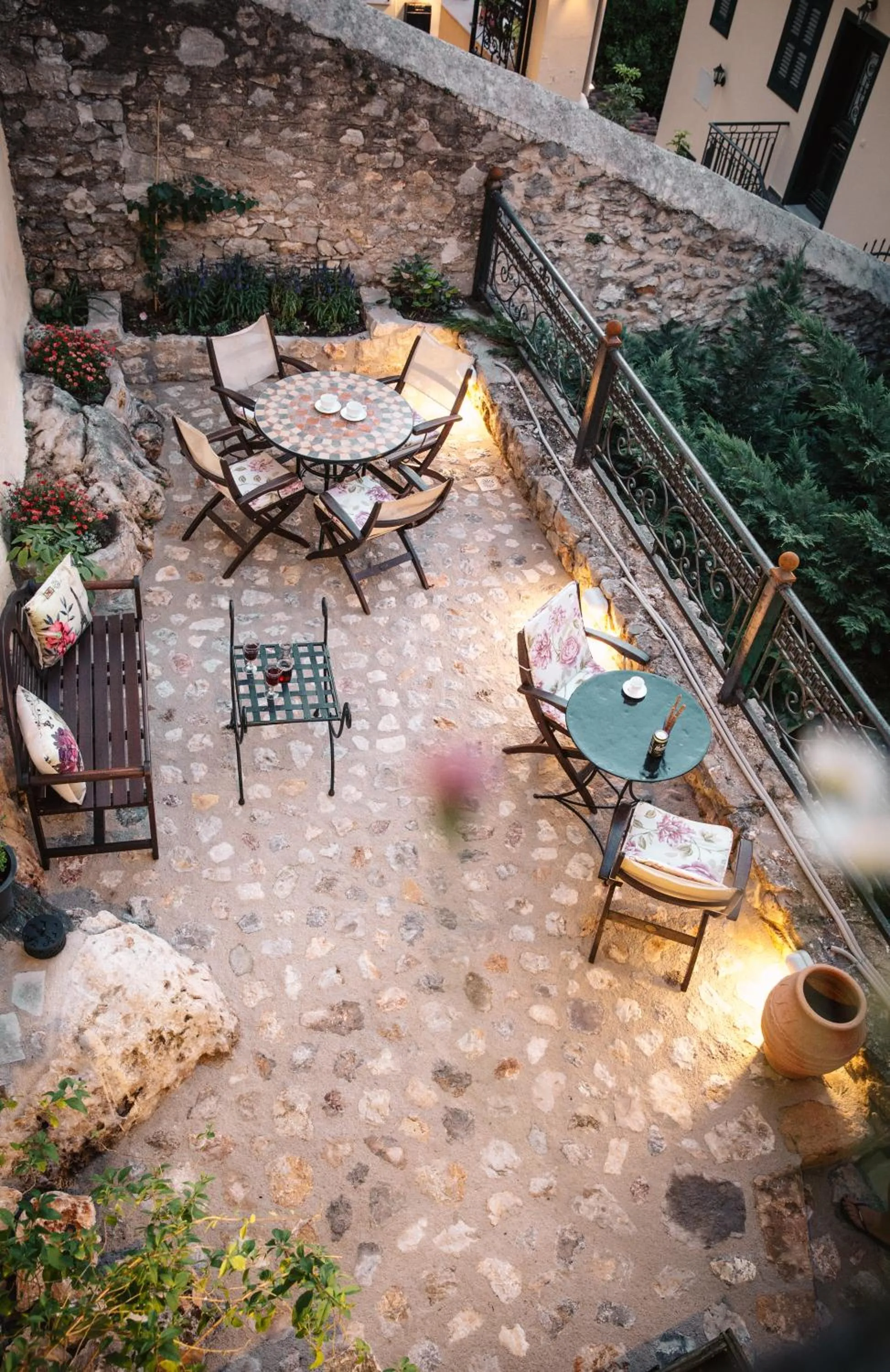 Patio in Rigas Pension Nafplio