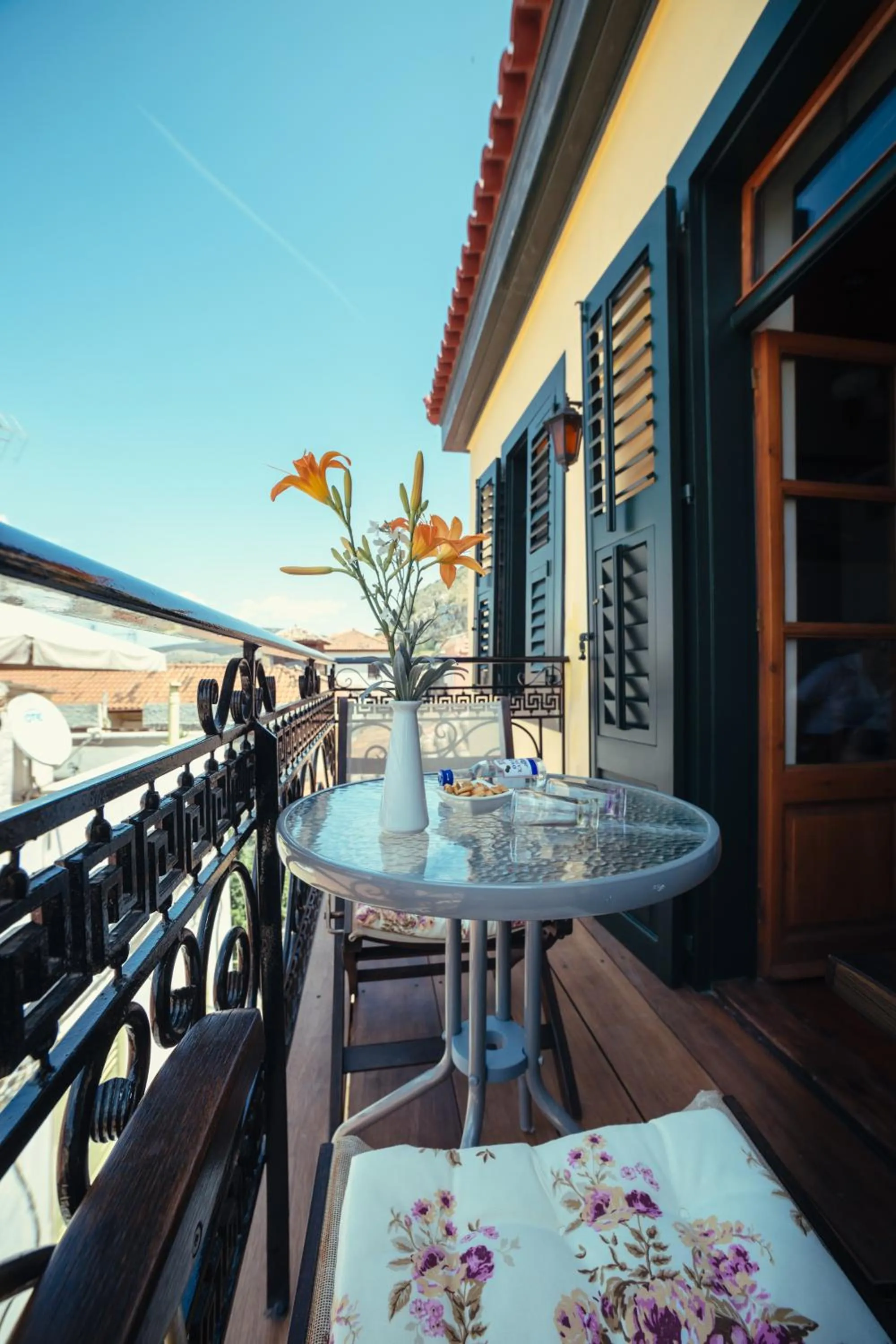 Balcony/Terrace in Rigas Pension Nafplio
