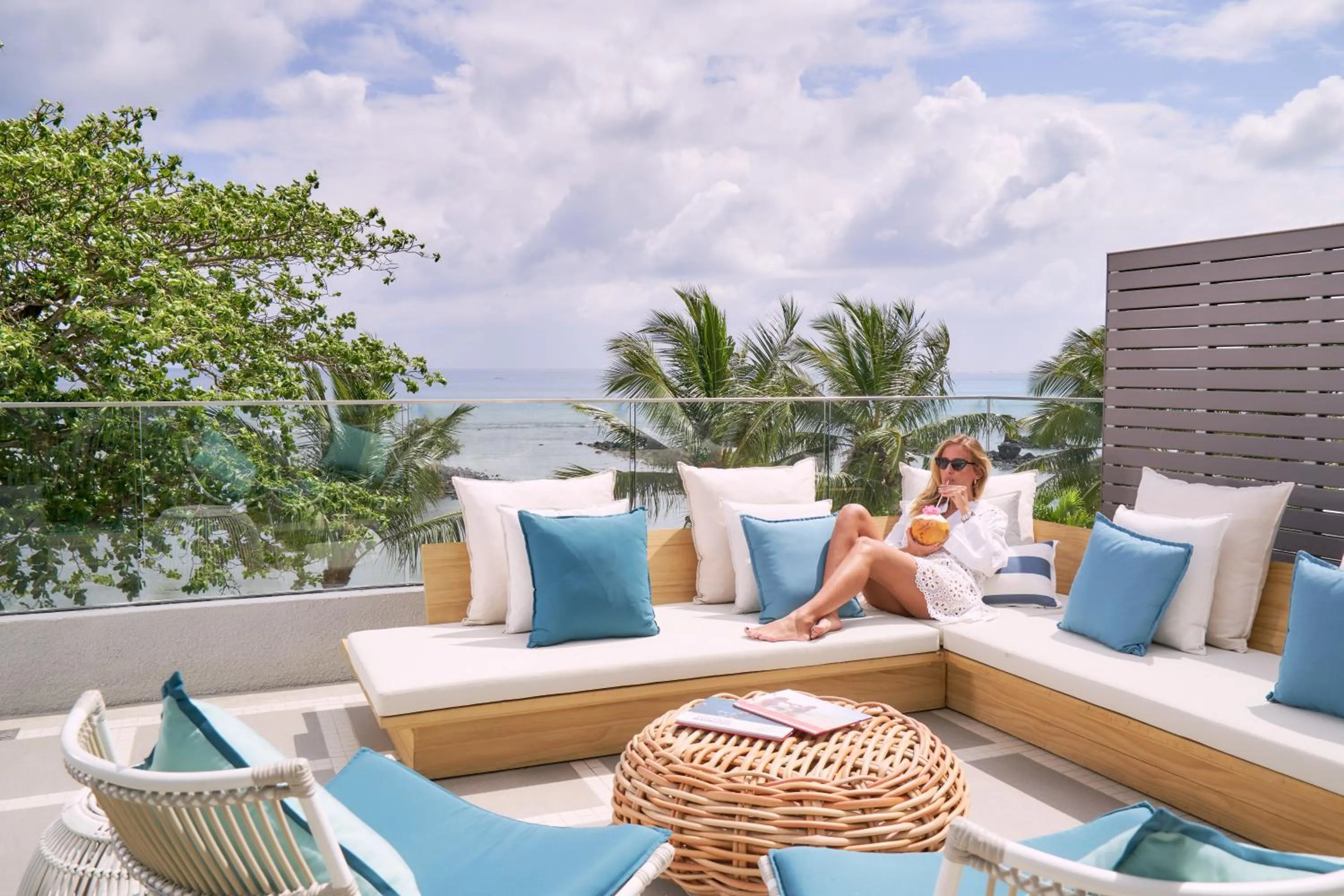 Balcony/Terrace in Les Estivales Beachfront Suites & Penthouses by LOV Mauritius