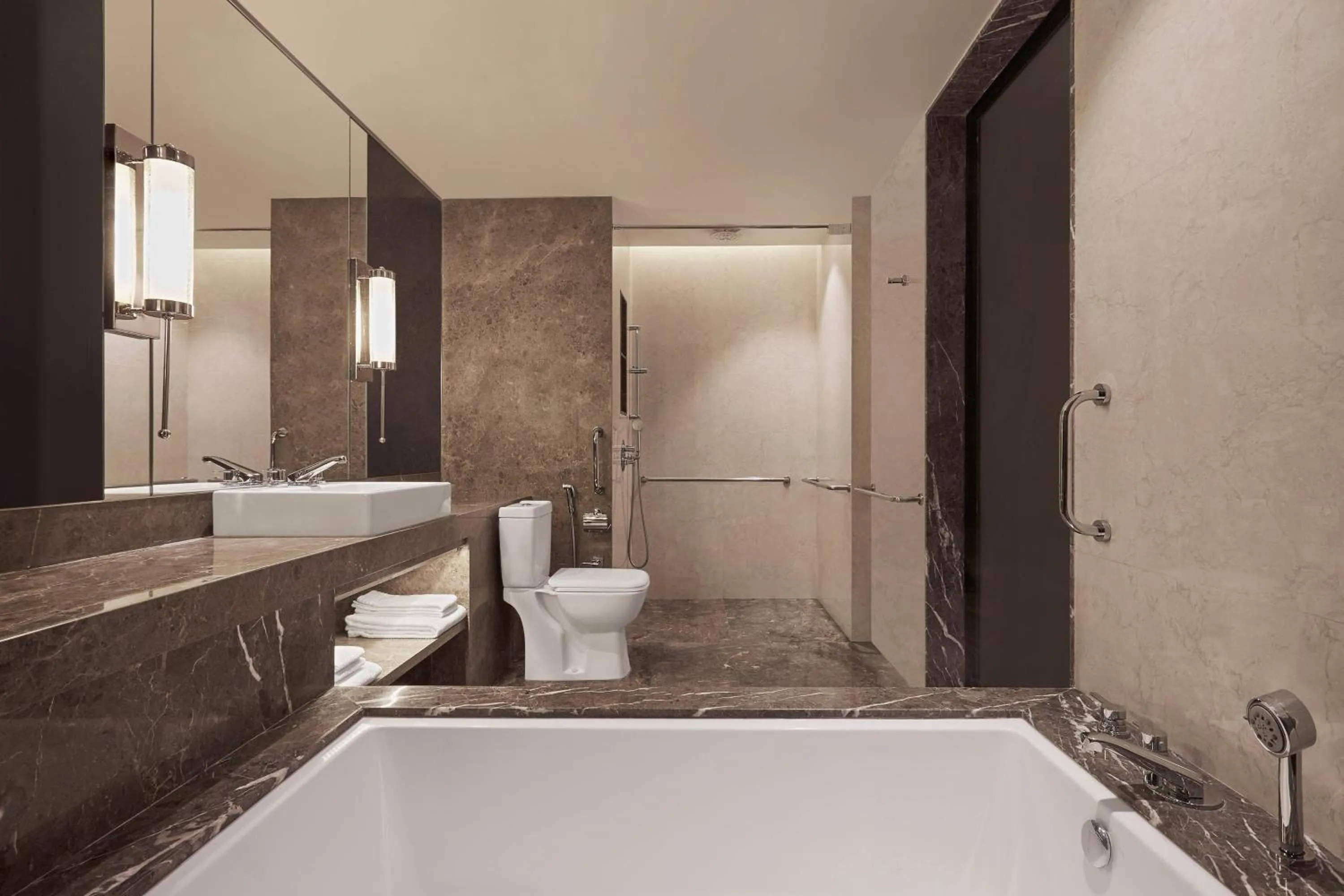 Bathroom in Renaissance Bengaluru Race Course Hotel