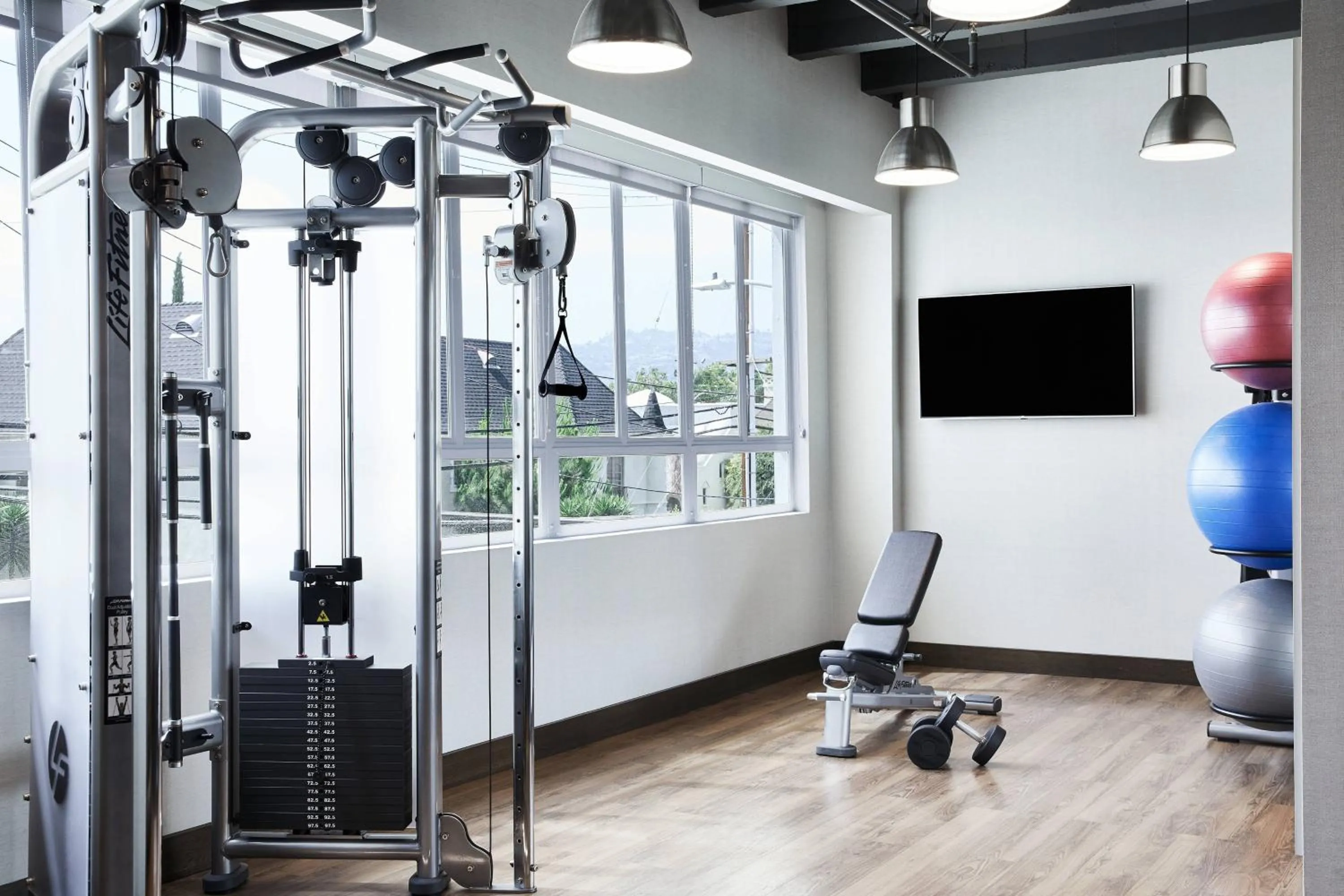 Fitness centre/facilities in AC Hotel by Marriott Beverly Hills