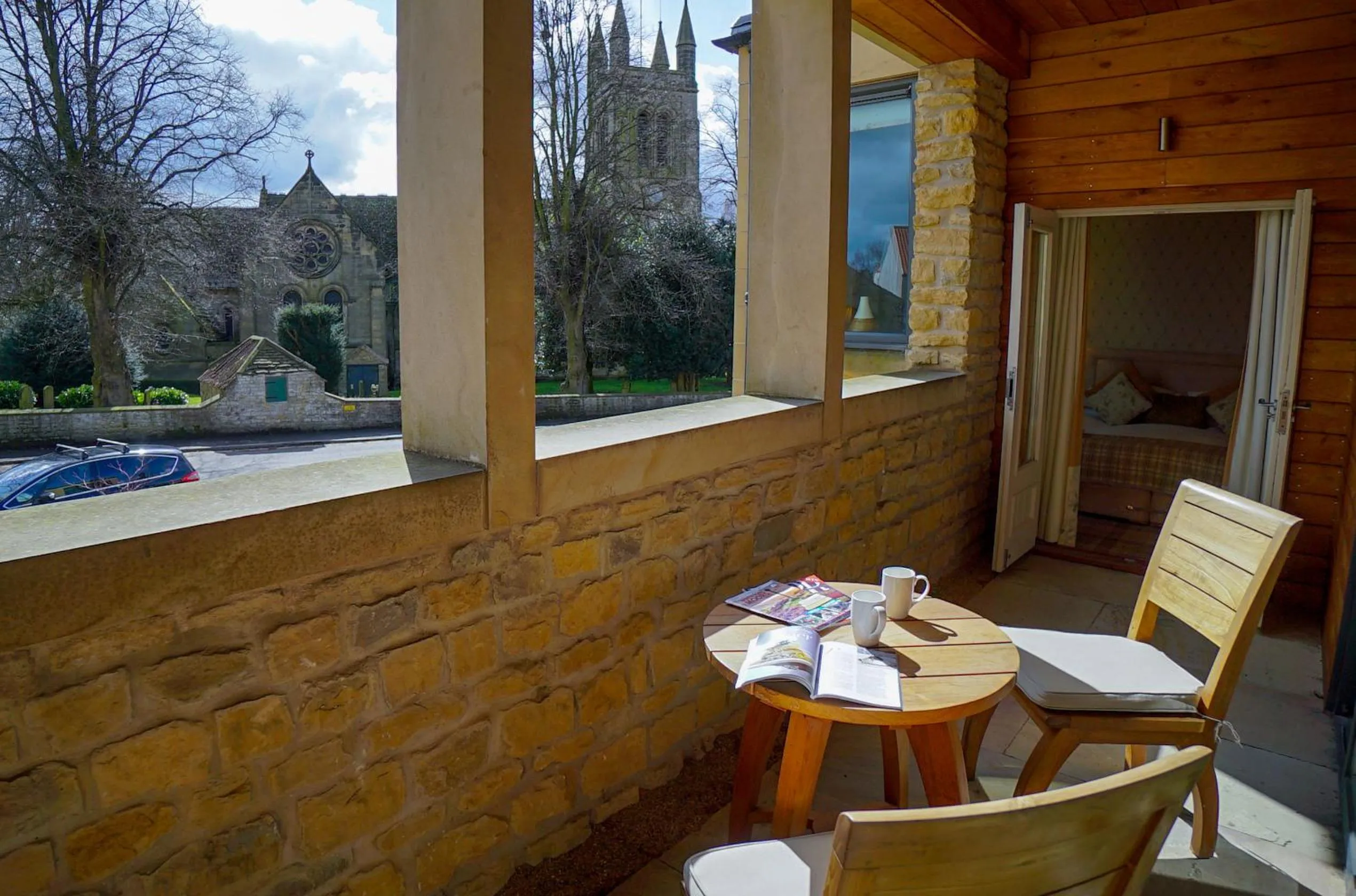Balcony/Terrace in Feversham Arms Hotel & Verbena Spa