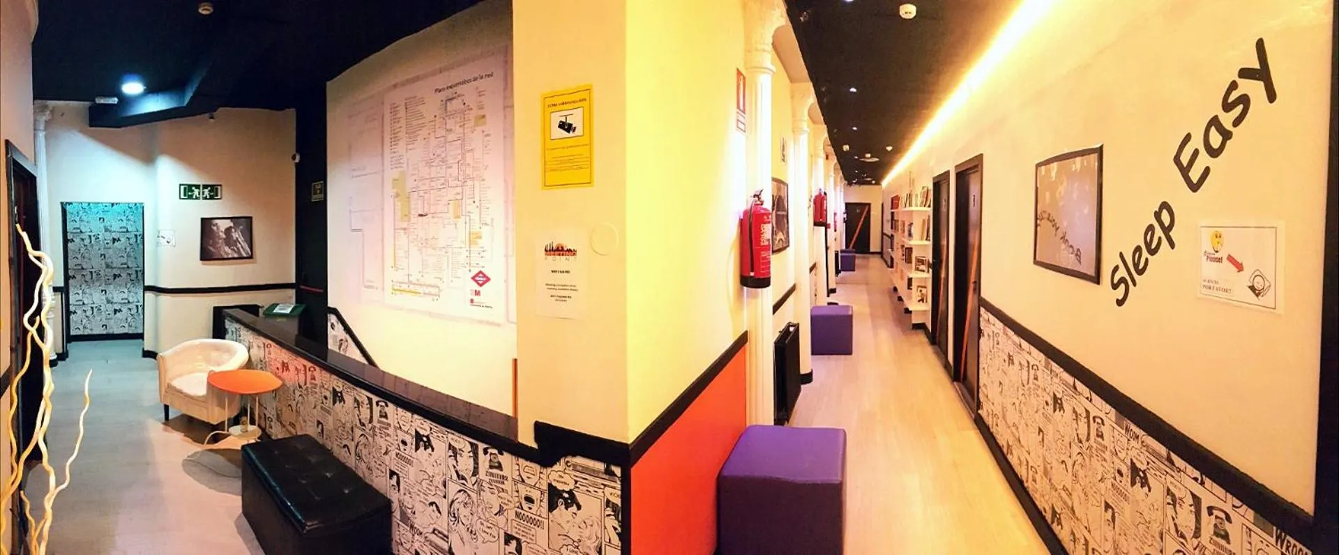 Area and facilities in Hostels Meetingpoint