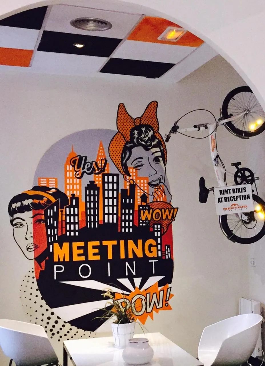 Lobby or reception in Hostels Meetingpoint