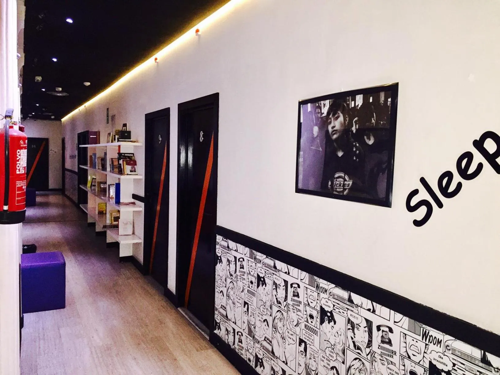 Lobby or reception in Hostels Meetingpoint