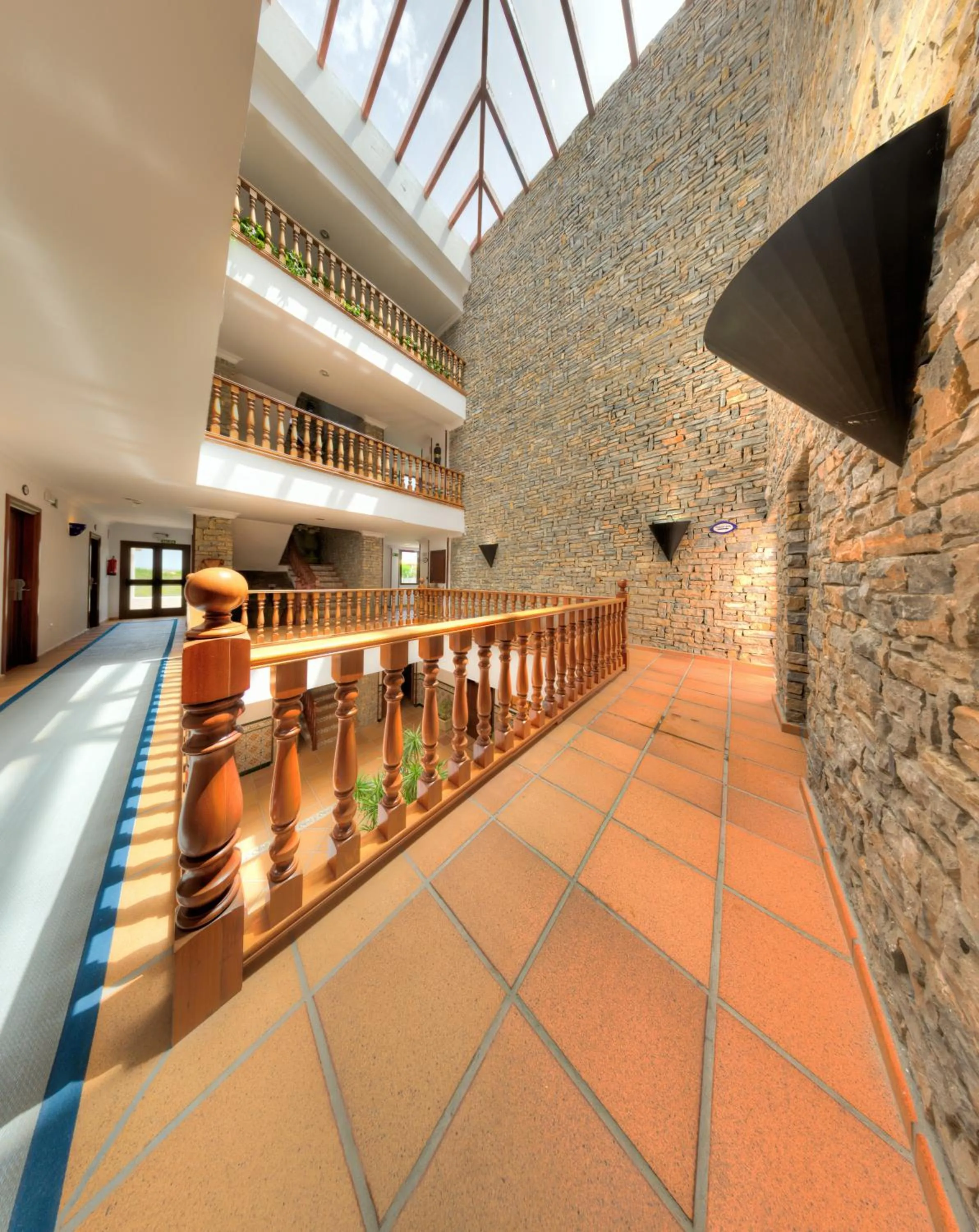 Patio in Hotel Porfirio