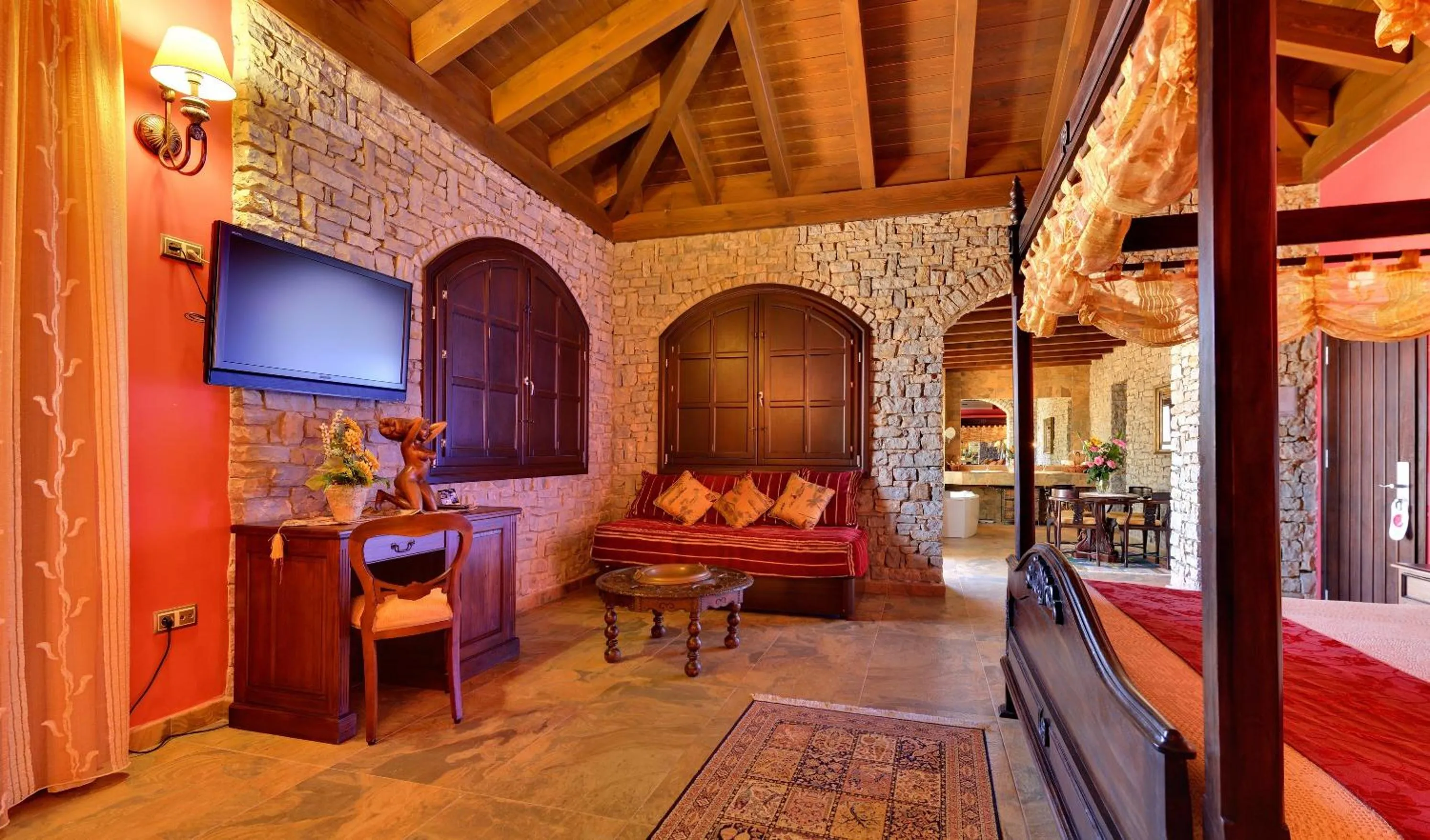 Bed in Hotel Porfirio