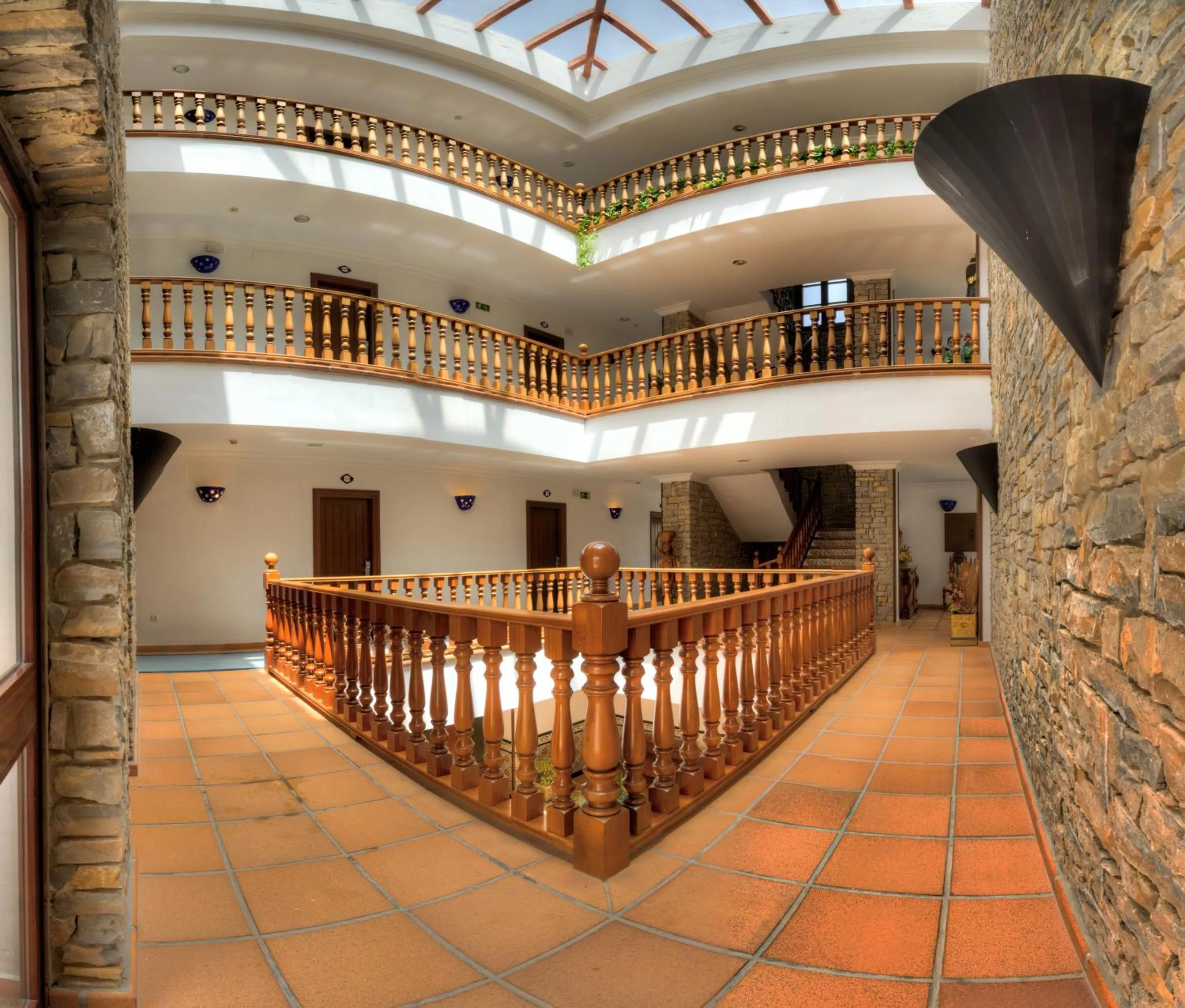 Patio in Hotel Porfirio