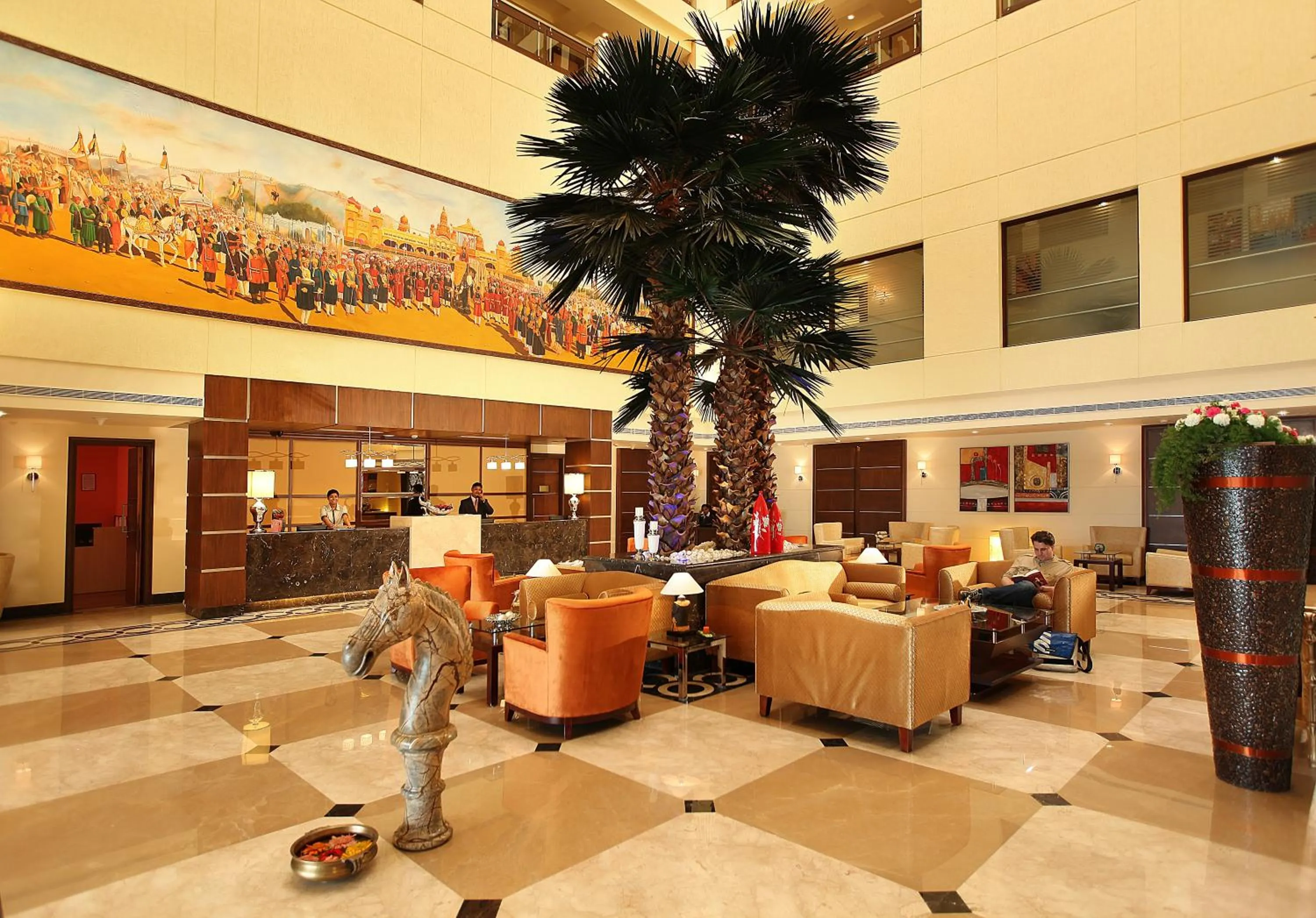 Lobby or reception in La Classic- Attibele, Hosur