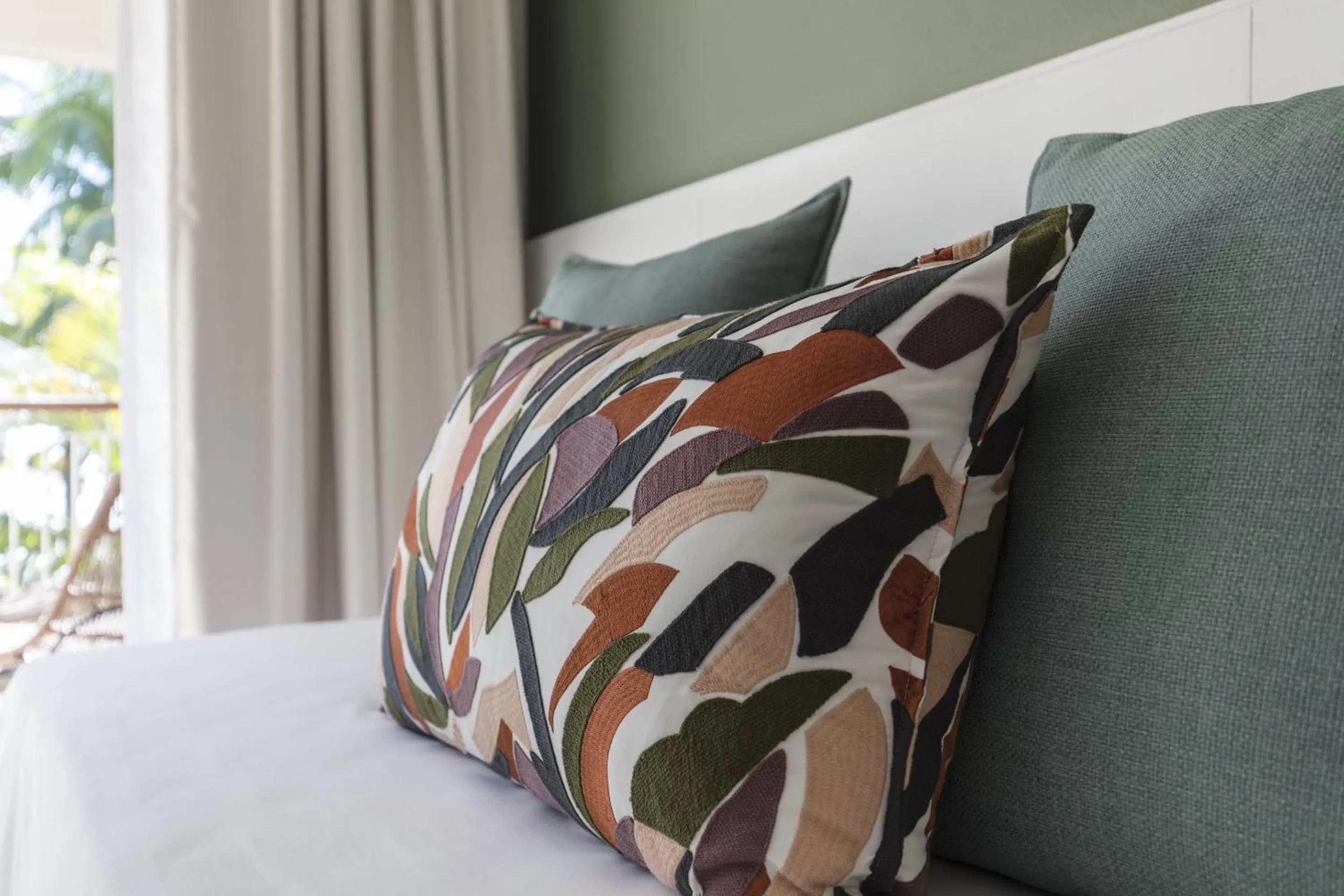 Bed in Victoria Beachcomber Resort & Spa