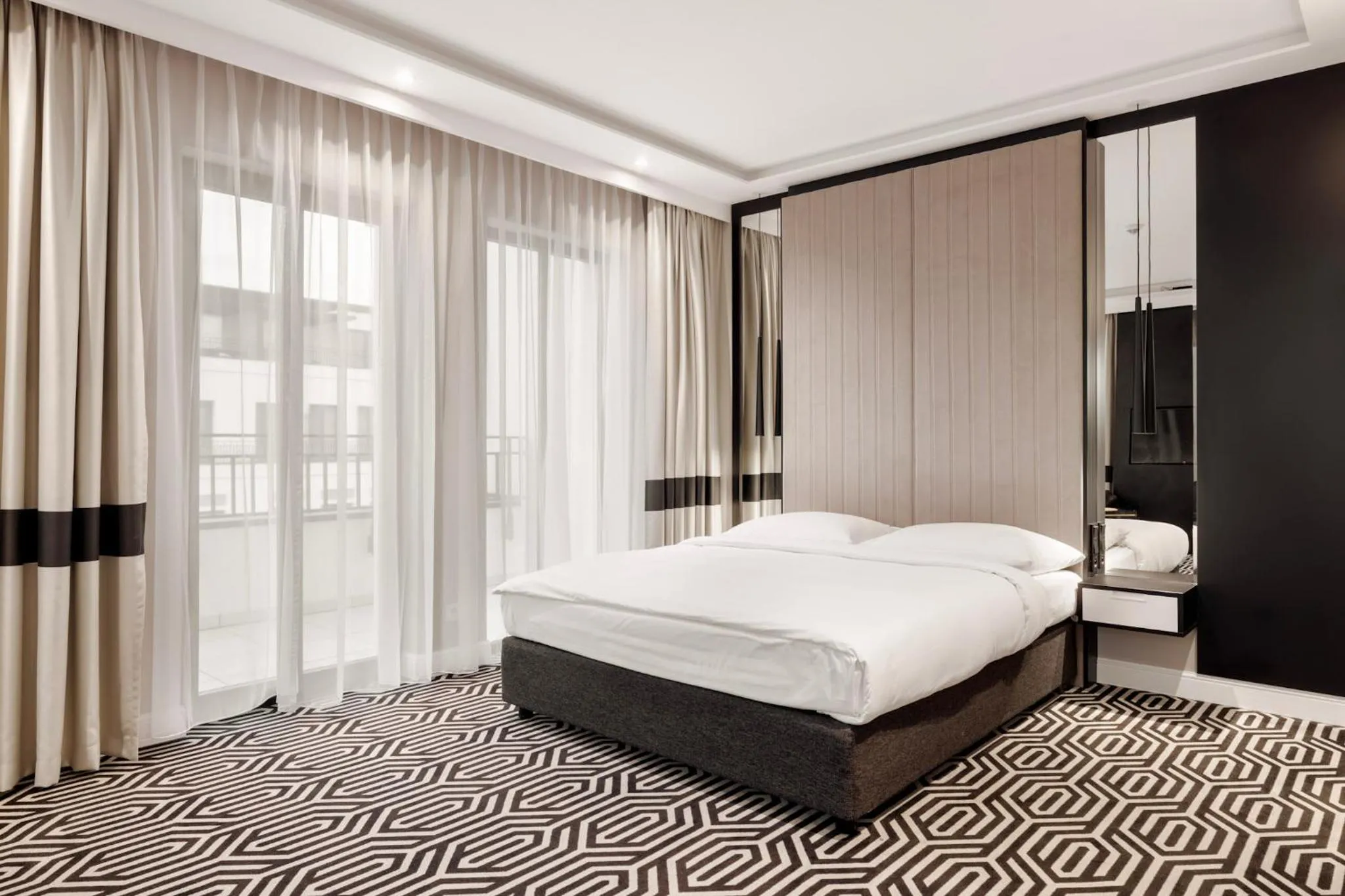 Bed in Baltic Park Fort by Zdrojowa