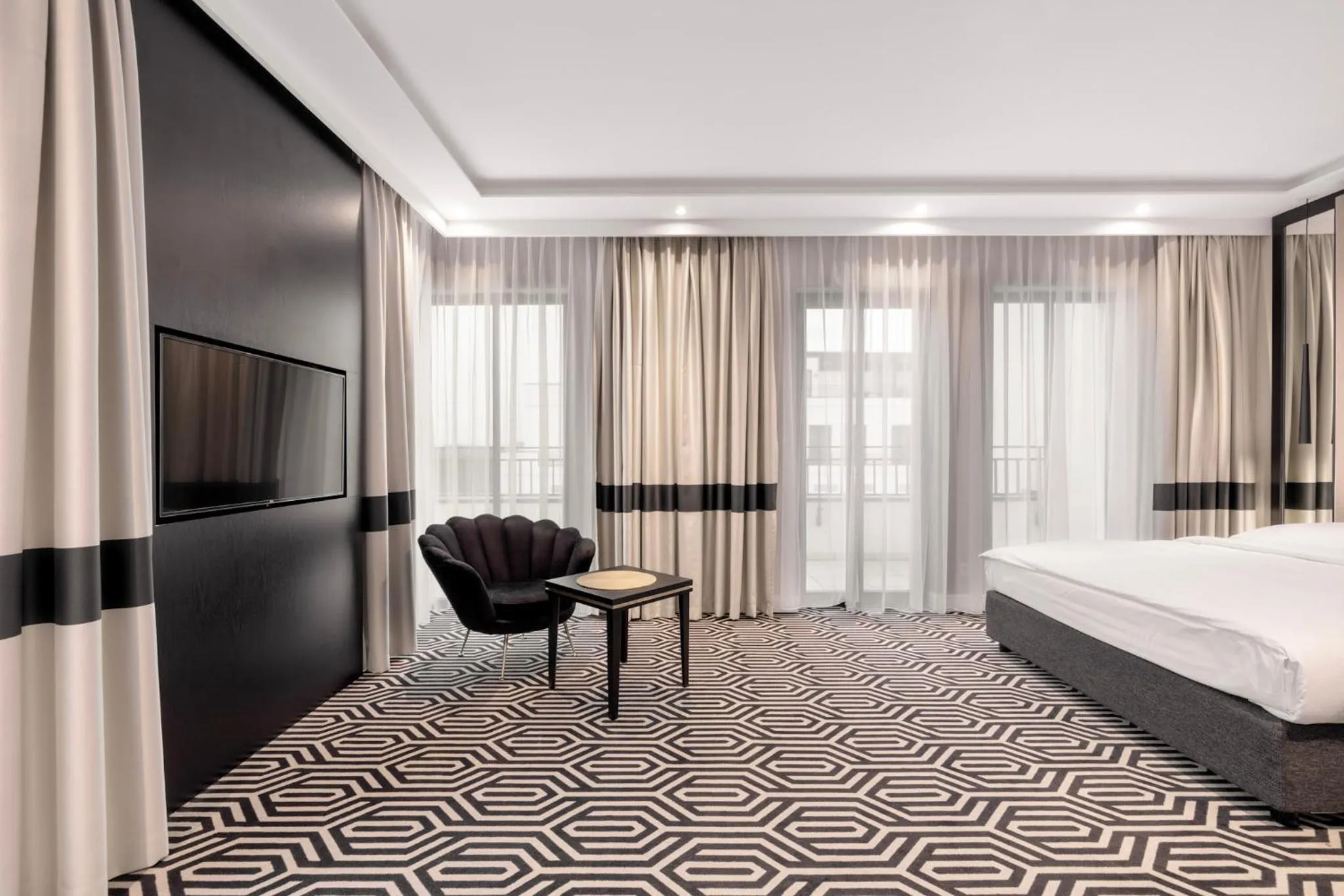 Bed in Baltic Park Fort by Zdrojowa