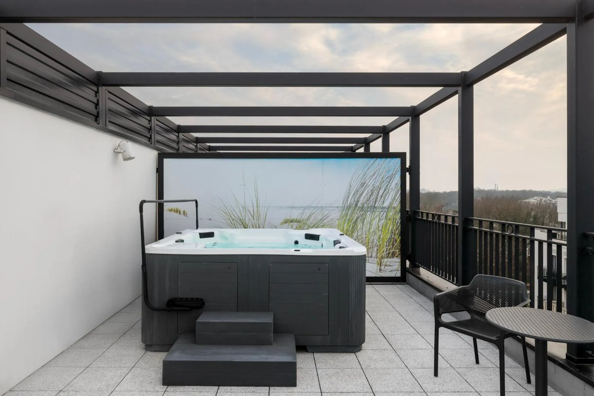 Hot Tub in Baltic Park Fort by Zdrojowa