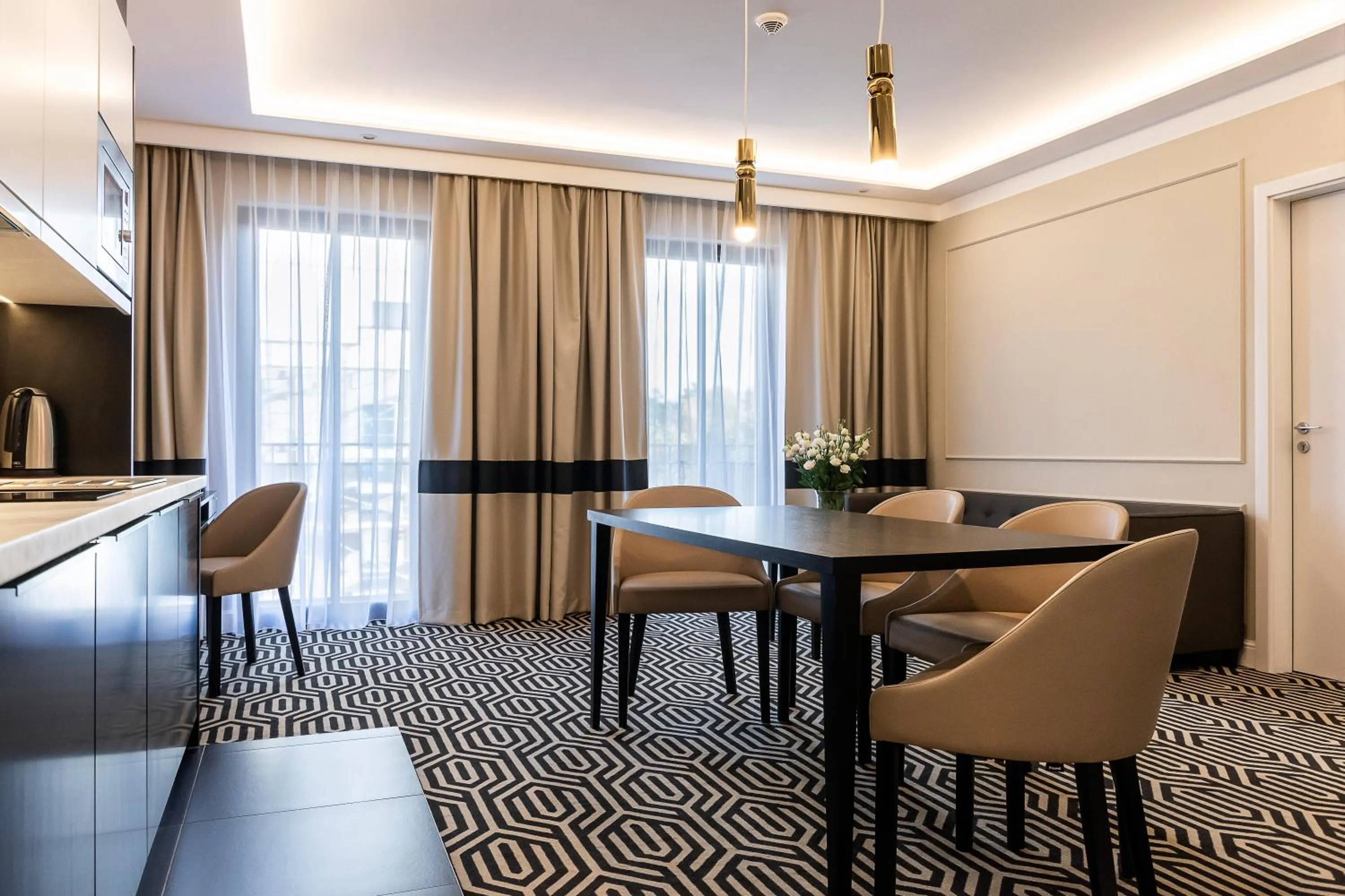 Living room in Baltic Park Fort by Zdrojowa