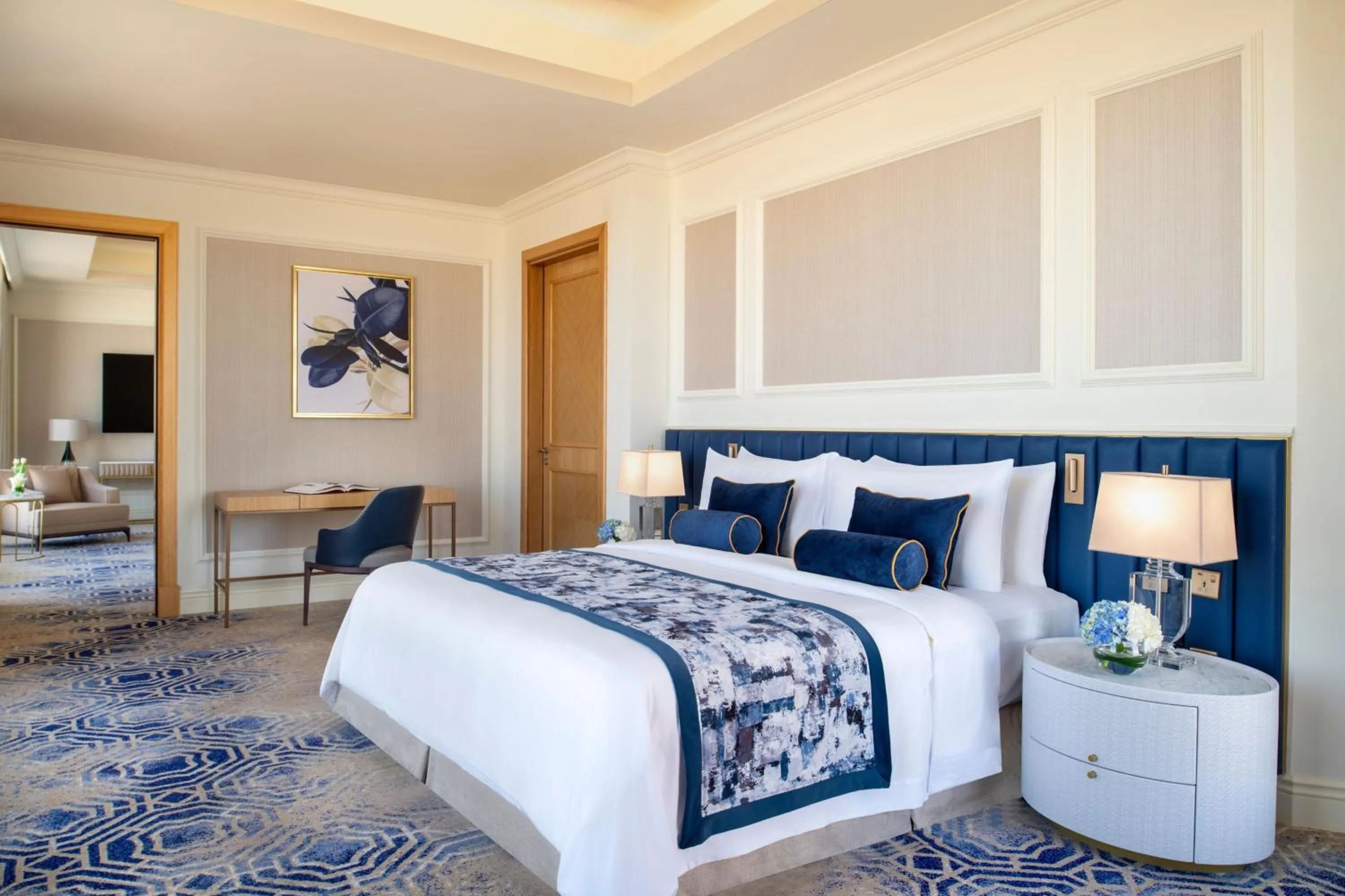 Bedroom, Bed in The St. Regis Doha