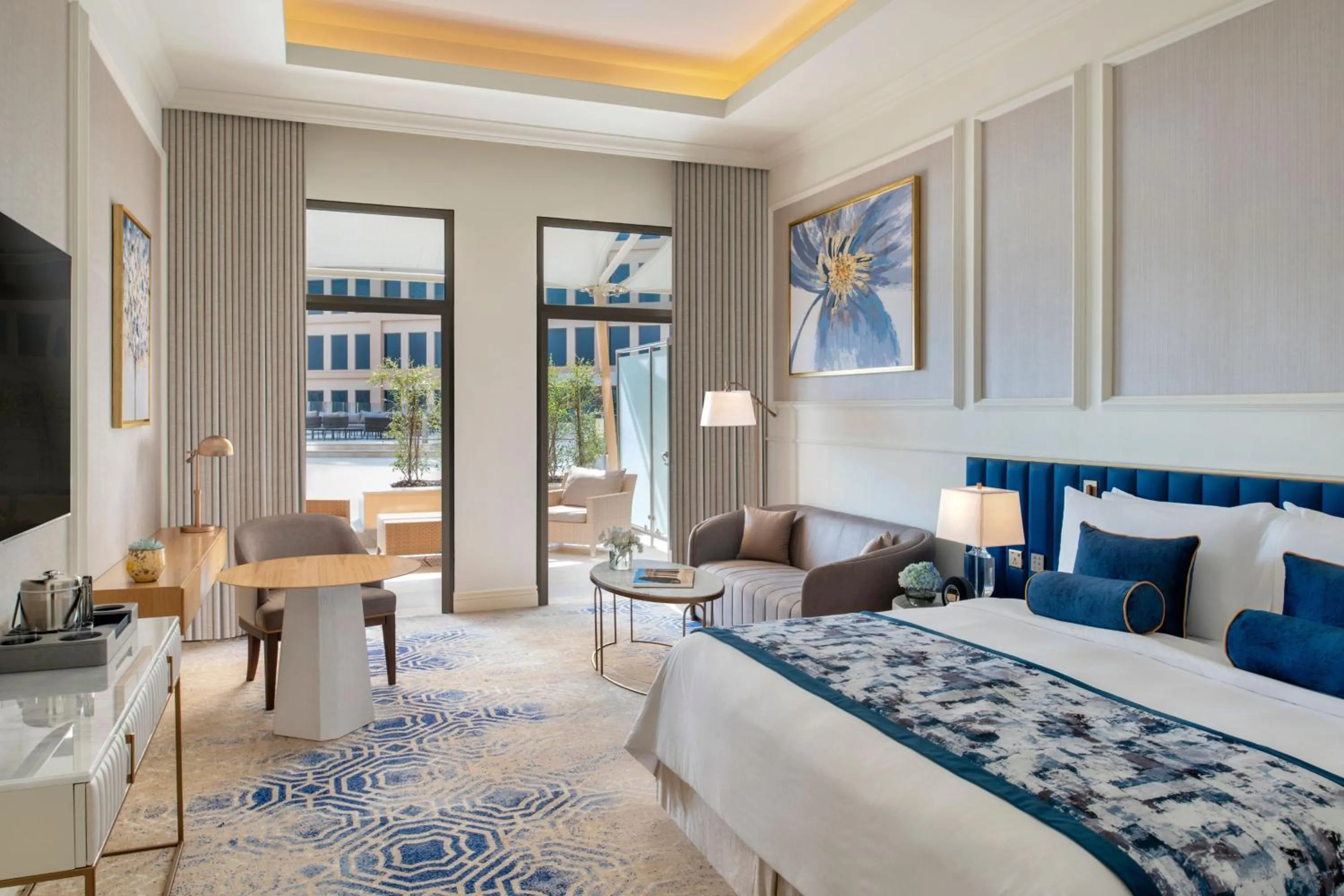 Bedroom, Bed in The St. Regis Doha